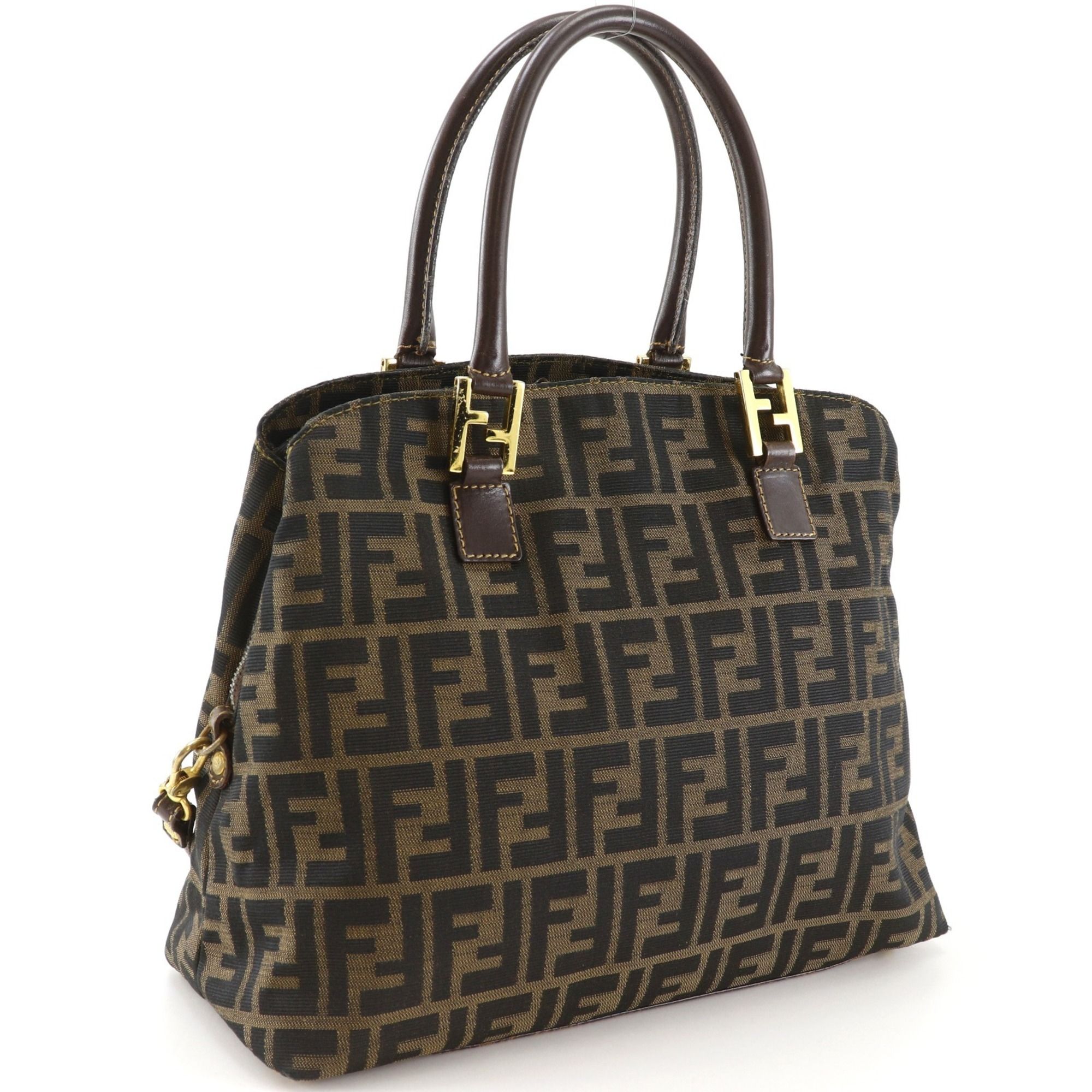 Canvas Leather Handbag (Pre-Owned) - Fendi - Modalova