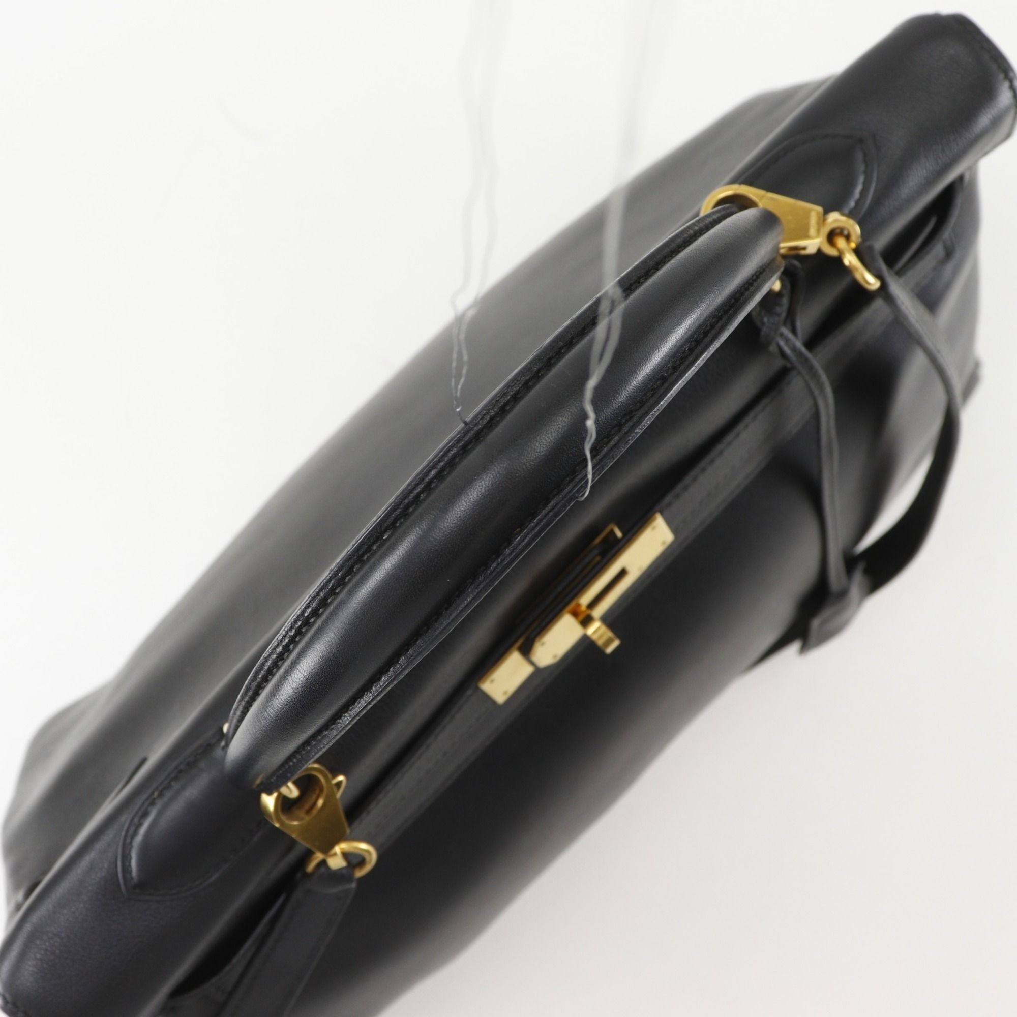 Box Calf Leather Handbag (Pre-Owned) - Hermes - Modalova