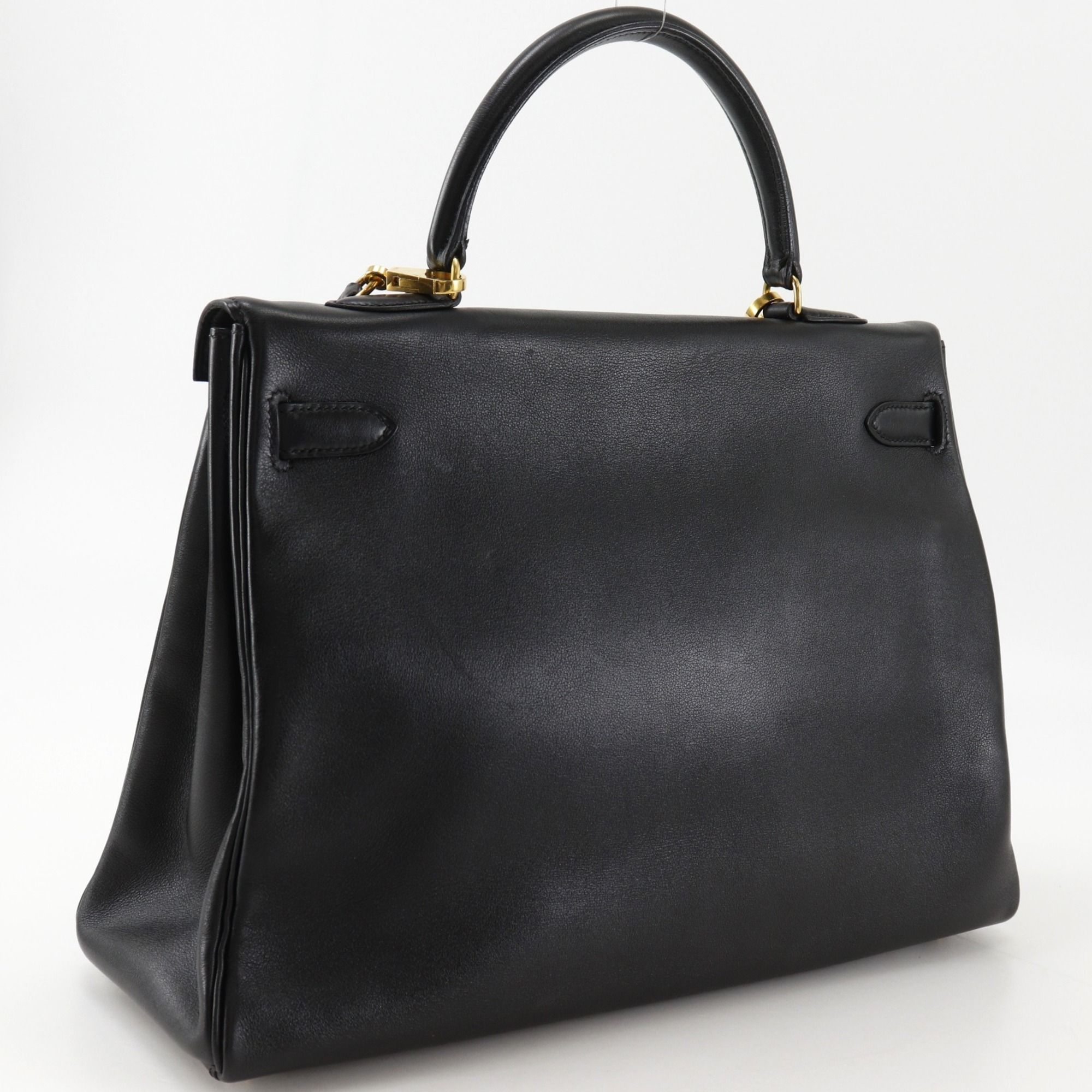 Box Calf Leather Handbag (Pre-Owned) - Hermes - Modalova