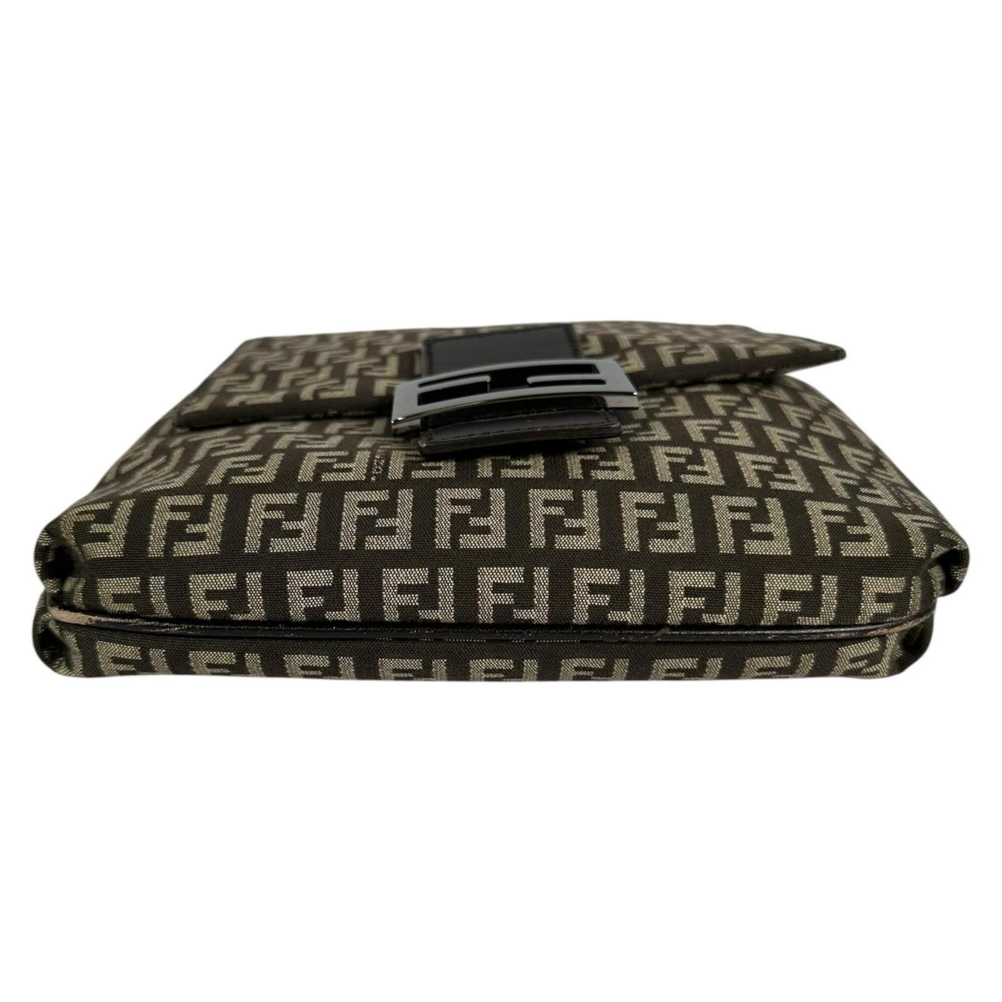 Canvas Leather Shoulder Bag (Pre-Owned) - Fendi - Modalova