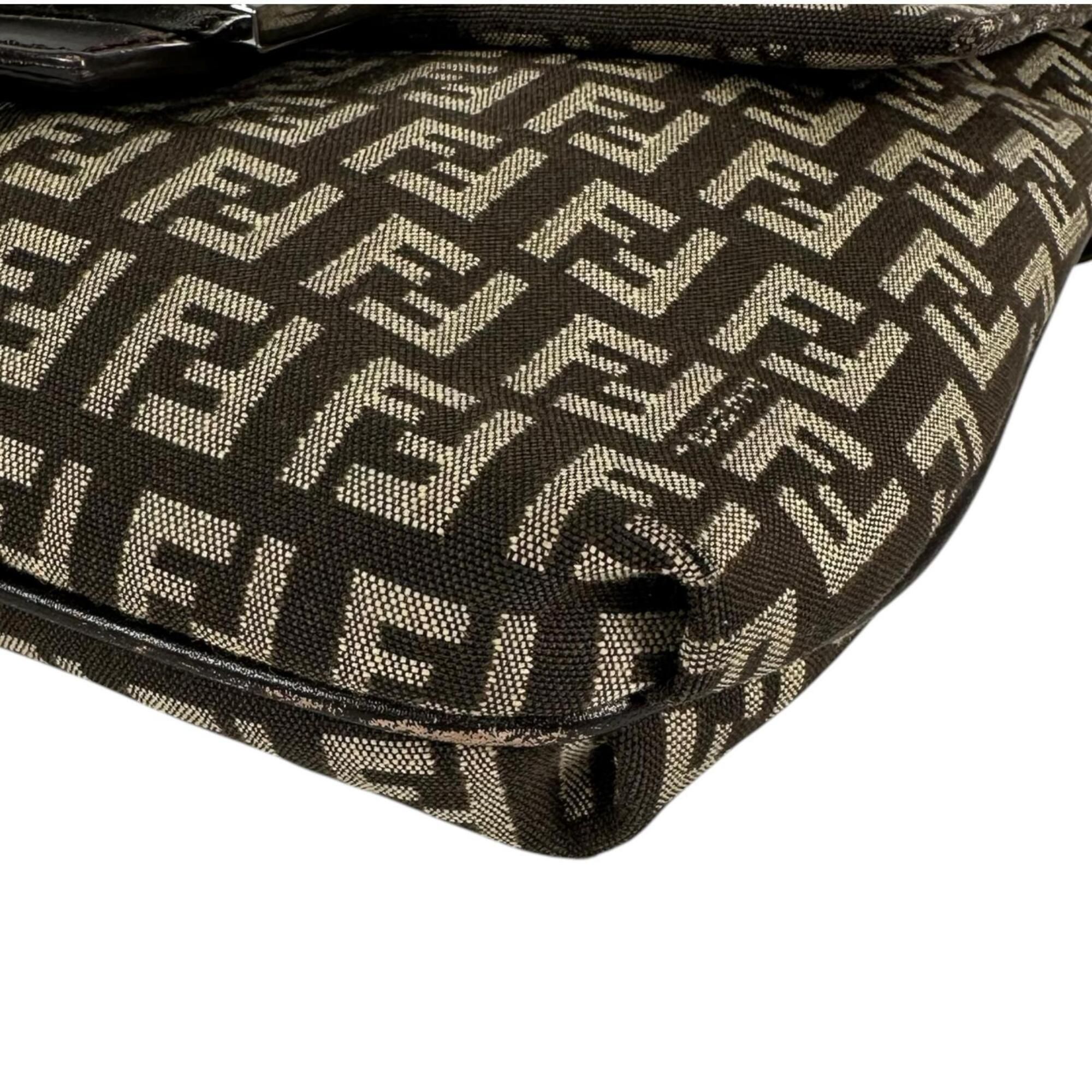 Canvas Leather Shoulder Bag (Pre-Owned) - Fendi - Modalova