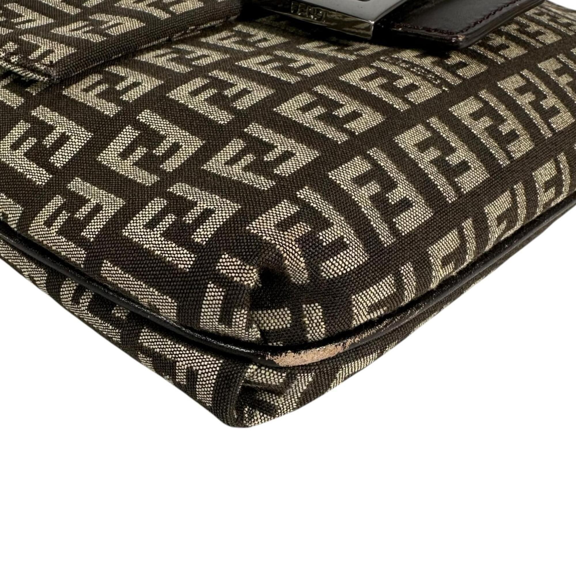 Canvas Leather Shoulder Bag (Pre-Owned) - Fendi - Modalova