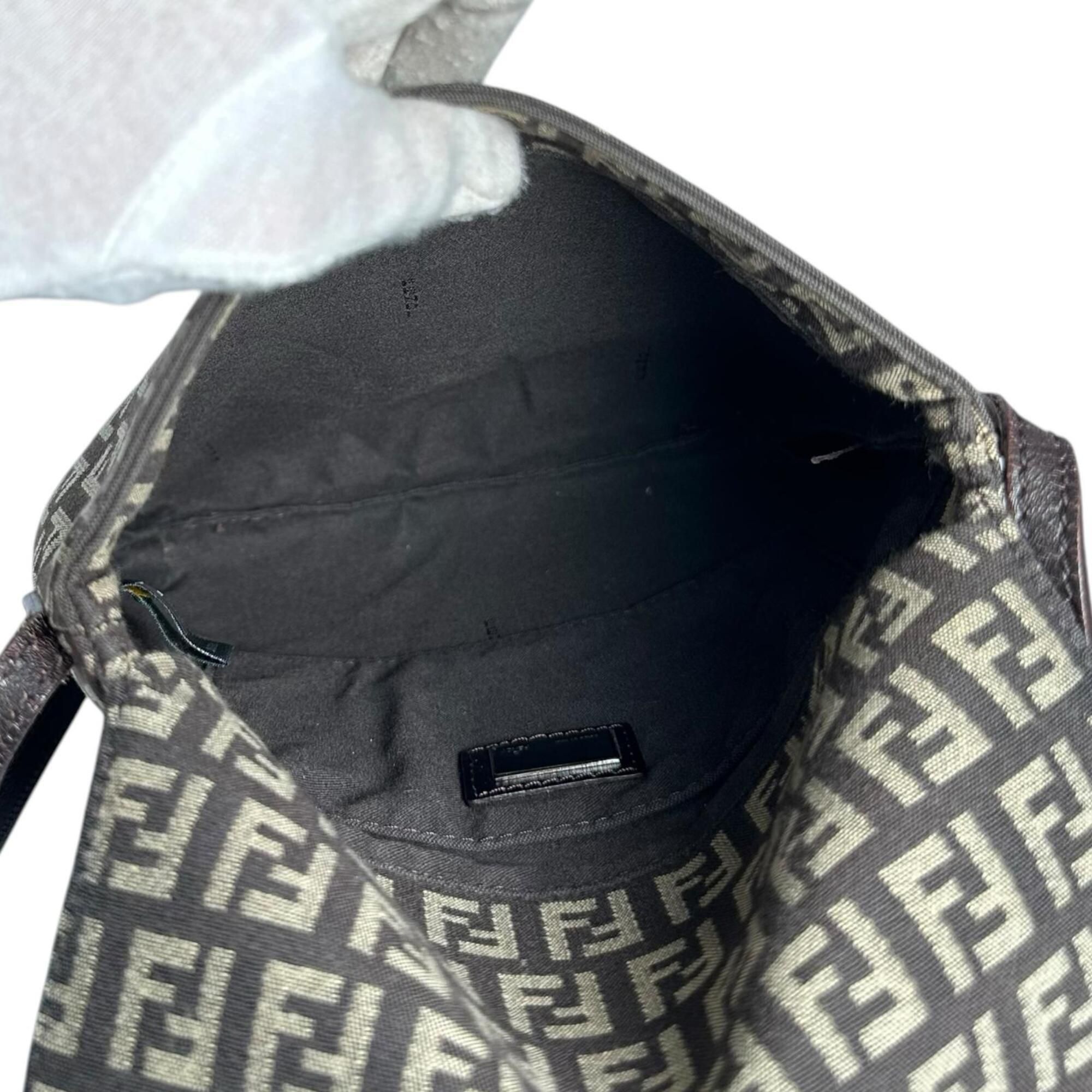 Canvas Leather Shoulder Bag (Pre-Owned) - Fendi - Modalova