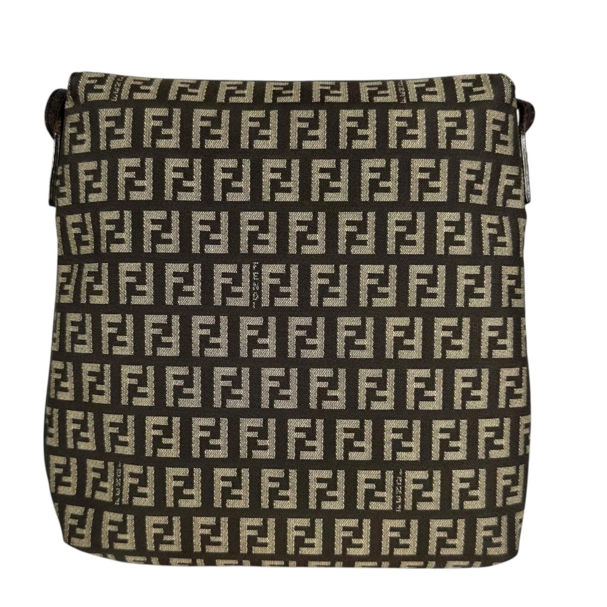 Canvas Leather Shoulder Bag (Pre-Owned) - Fendi - Modalova