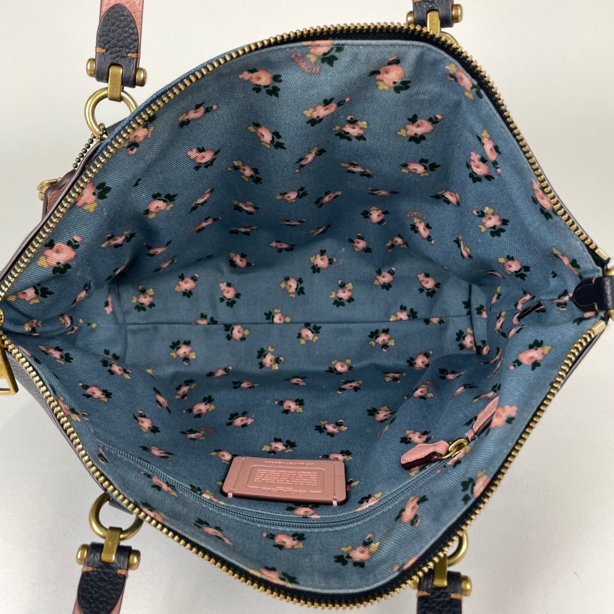 Leather Denim Handbag (Pre-Owned) - Coach - Modalova