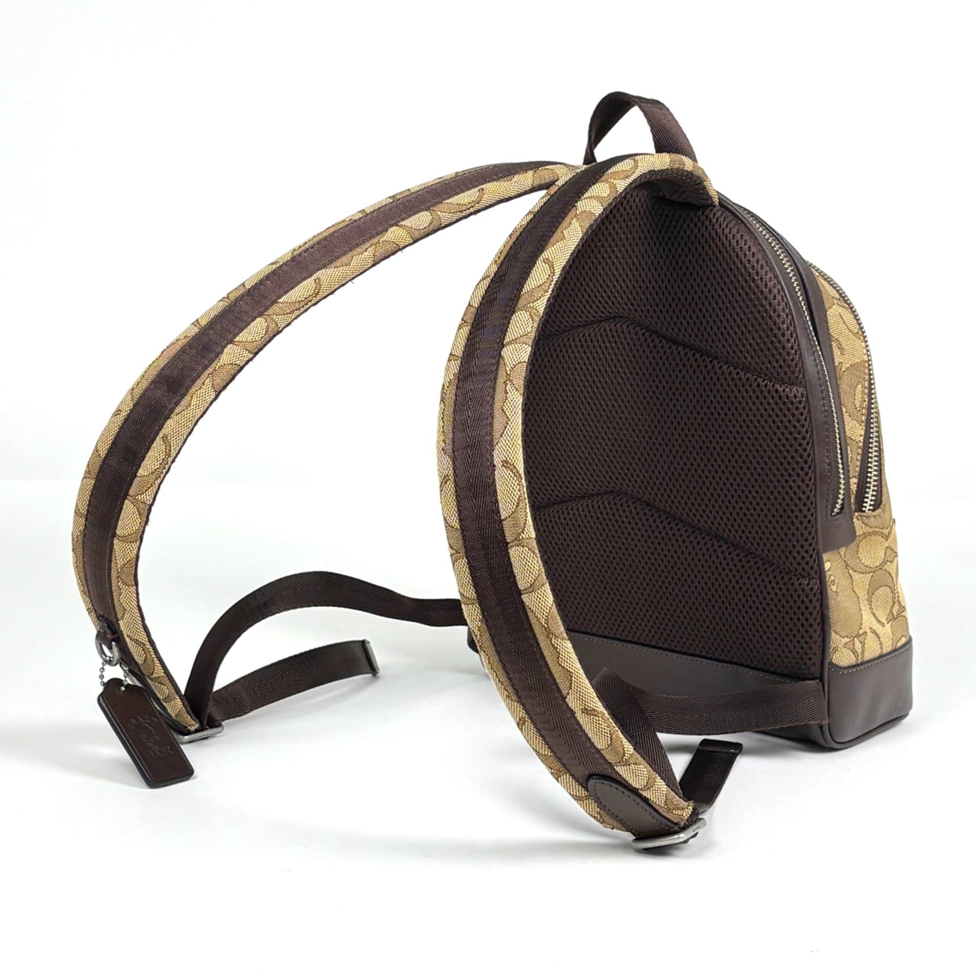 Signature Canvas Leather Backpack (Pre-Owned) - Coach - Modalova