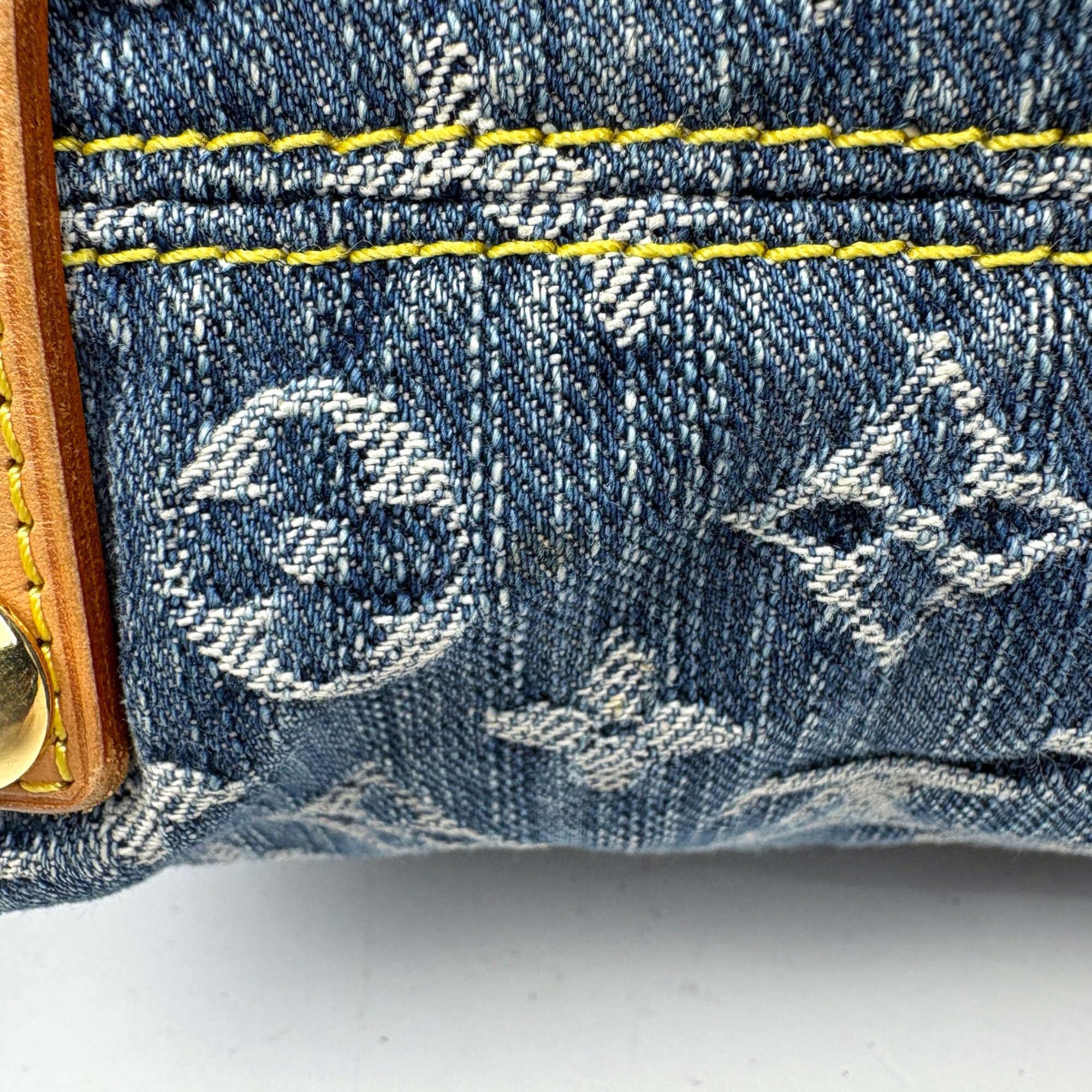 Monogram Denim Shoulder Bag (Pre-Owned) - Louis Vuitton - Modalova