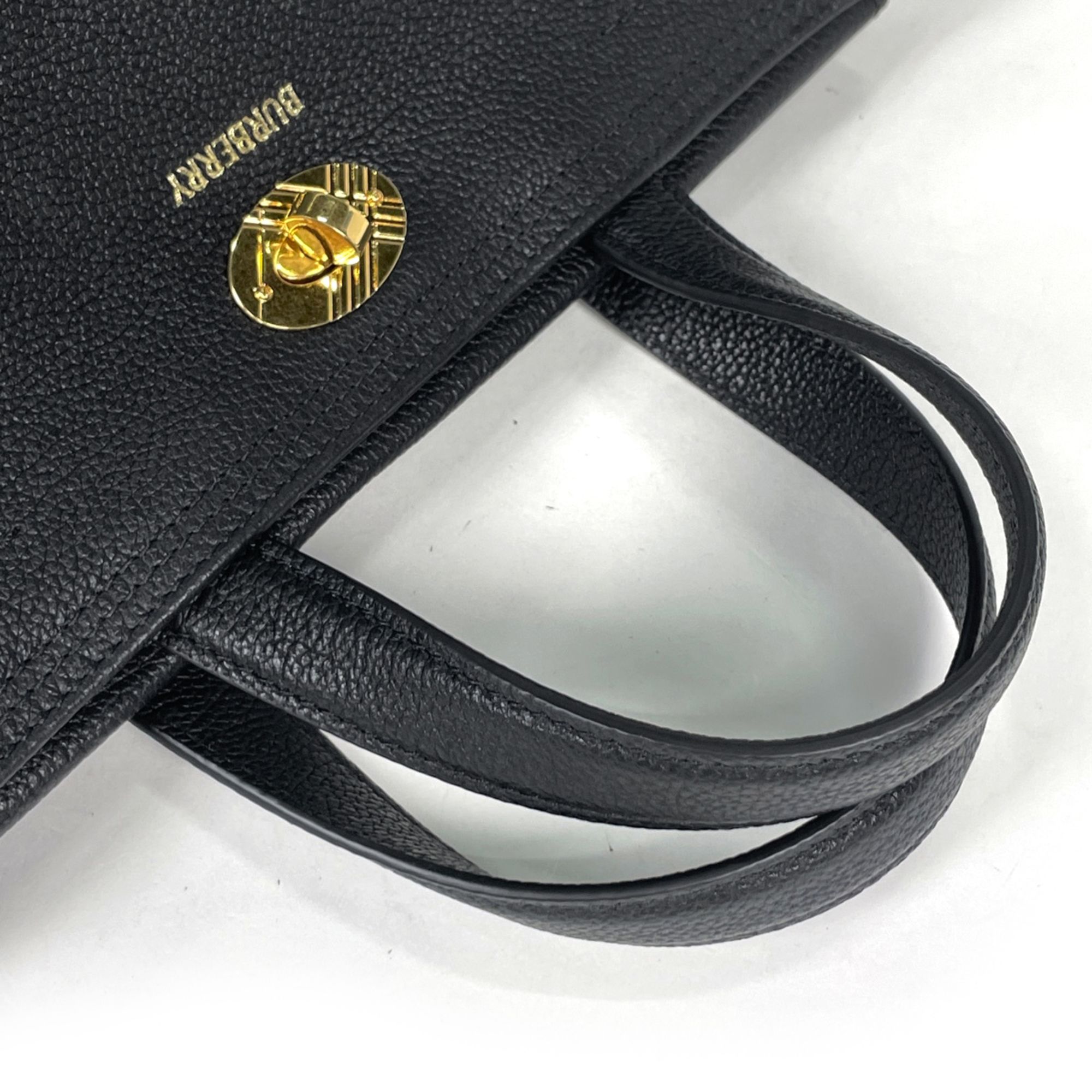 Leather Tote Bag (Pre-Owned) - Burberry - Modalova