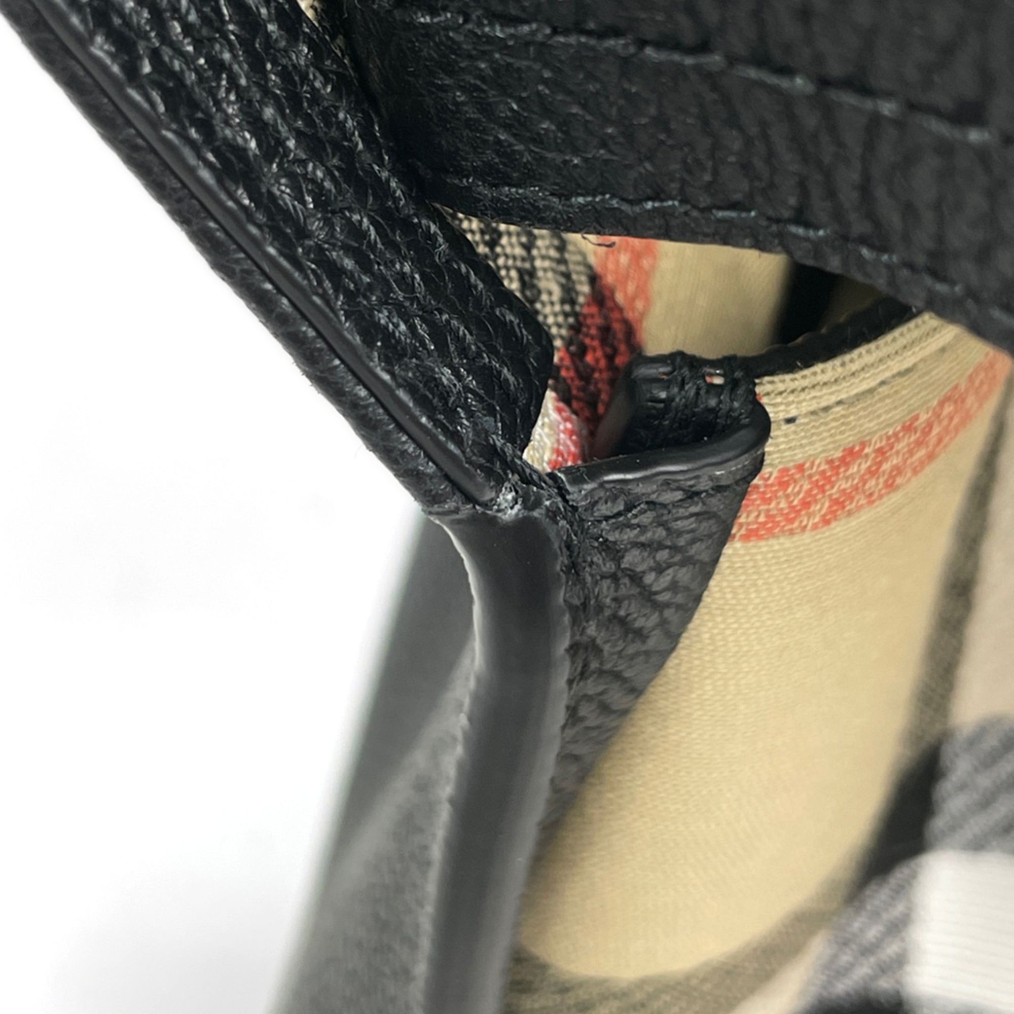 Leather Tote Bag (Pre-Owned) - Burberry - Modalova