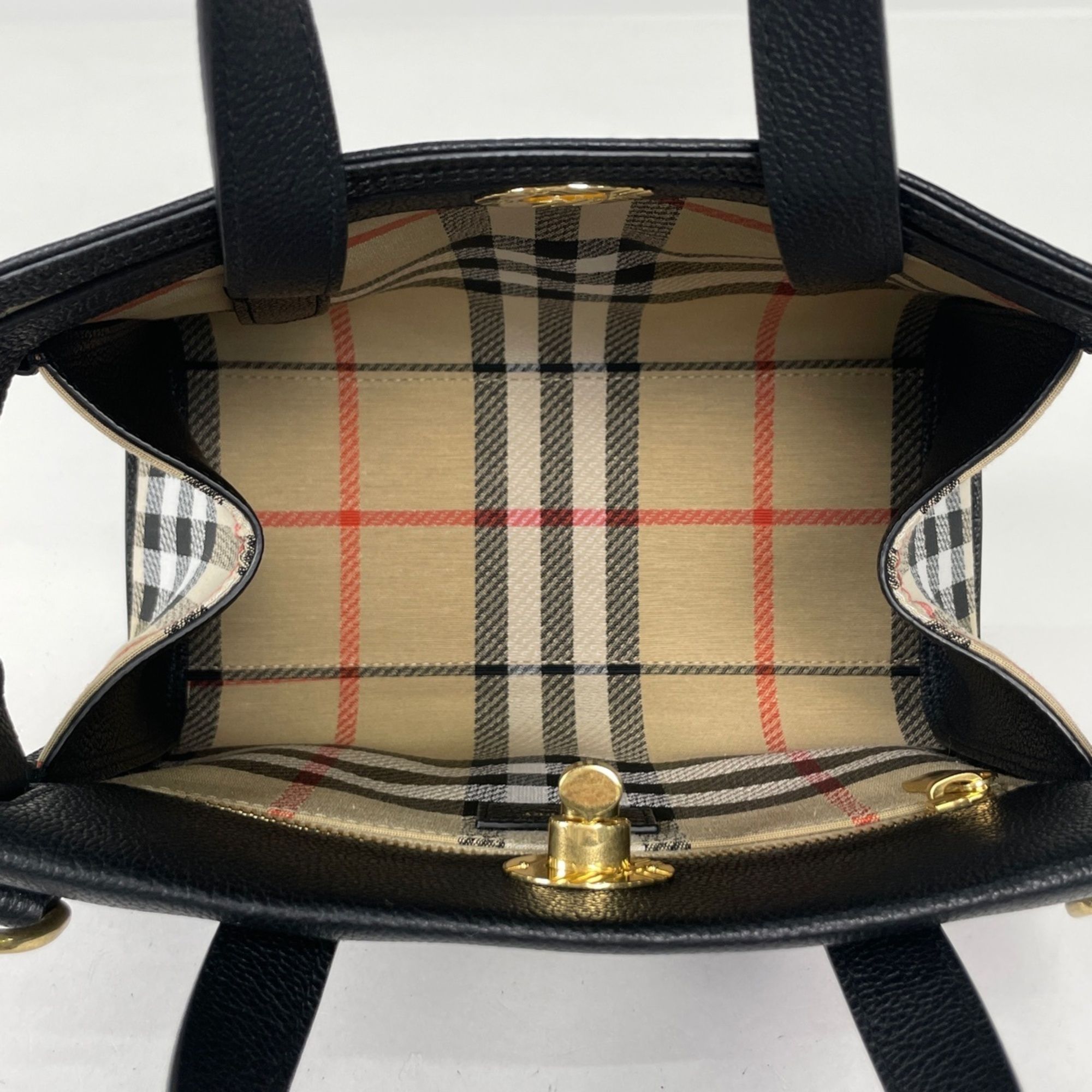 Leather Tote Bag (Pre-Owned) - Burberry - Modalova