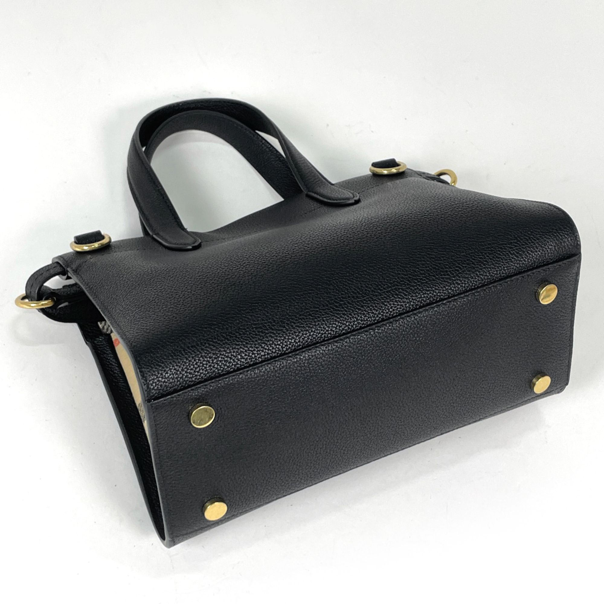 Leather Tote Bag (Pre-Owned) - Burberry - Modalova