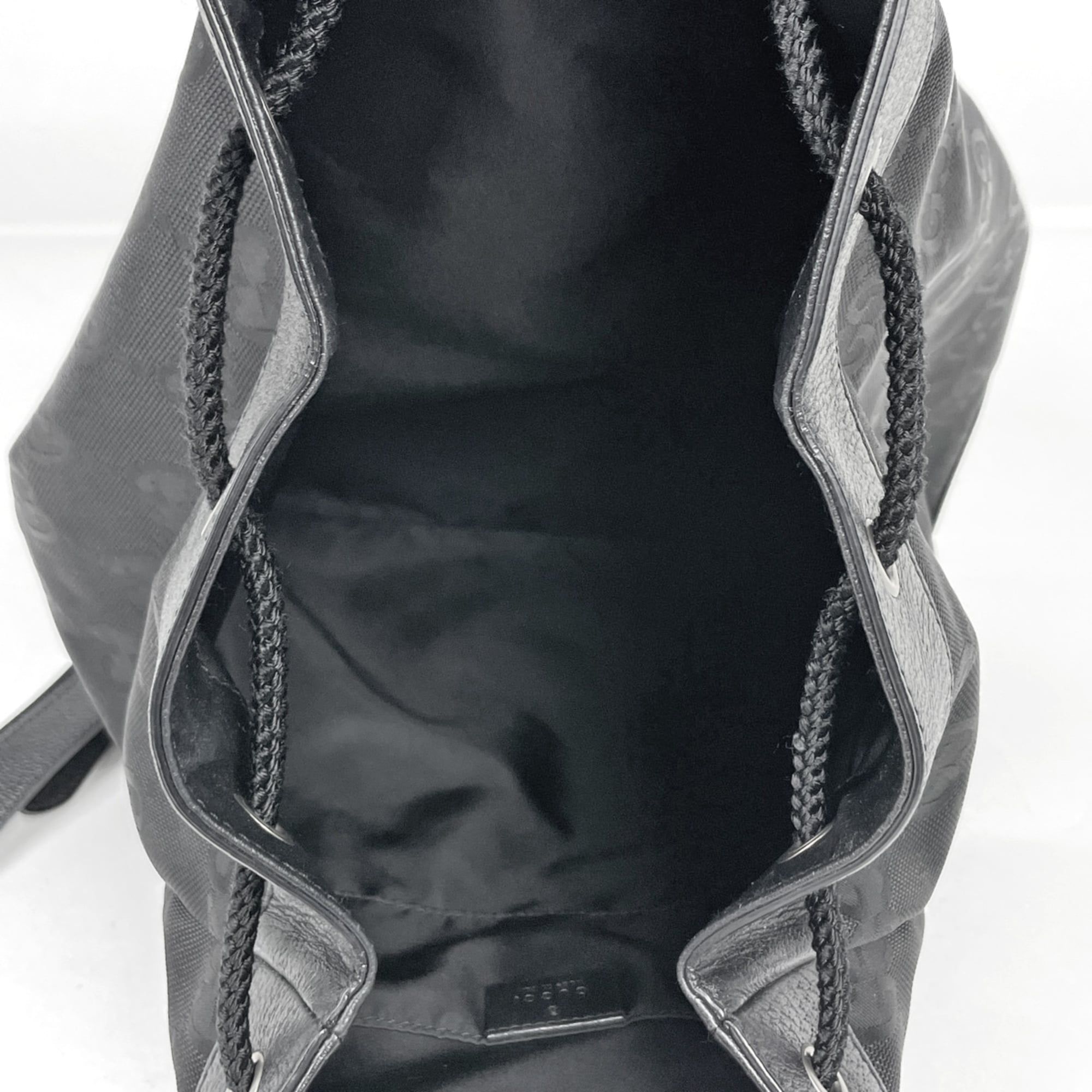 Nylon Leather Backpack (Pre-Owned) - Gucci - Modalova