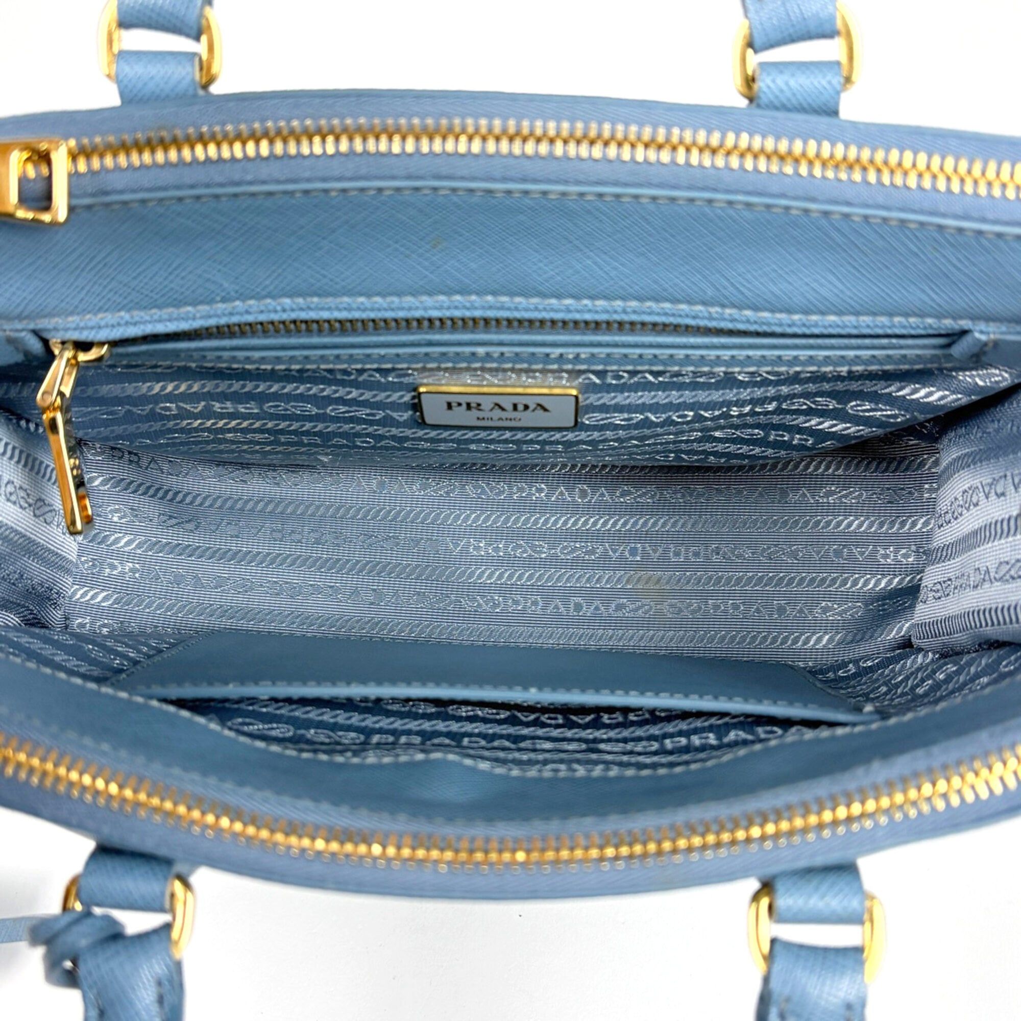 Saffiano Triangle Leather Handbag (Pre-Owned) - Prada - Modalova