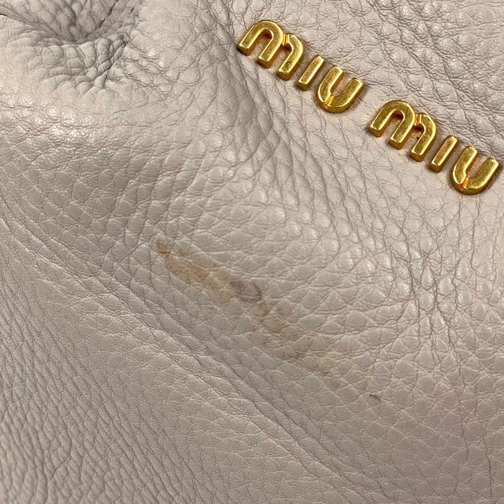 Leather Shoulder Bag (Pre-Owned) - Miu Miu - Modalova
