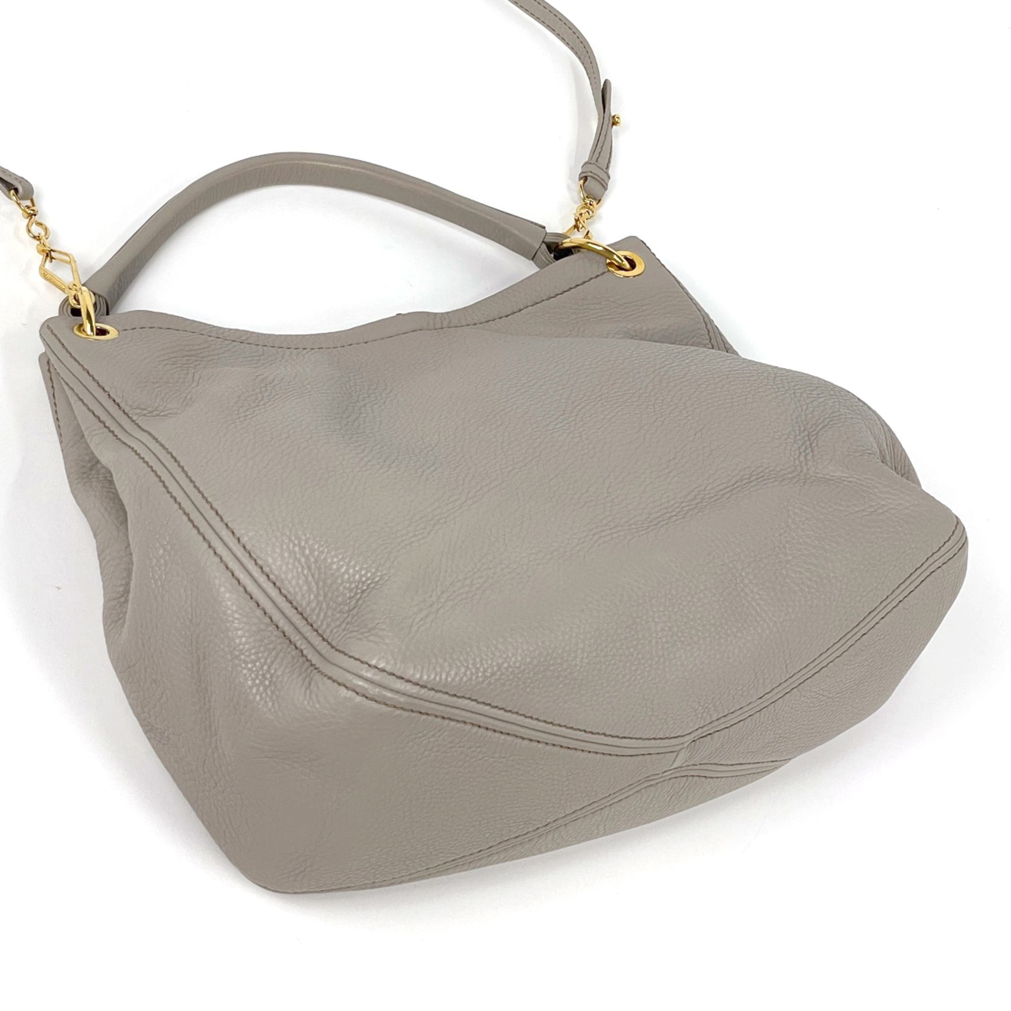 Leather Shoulder Bag (Pre-Owned) - Miu Miu - Modalova