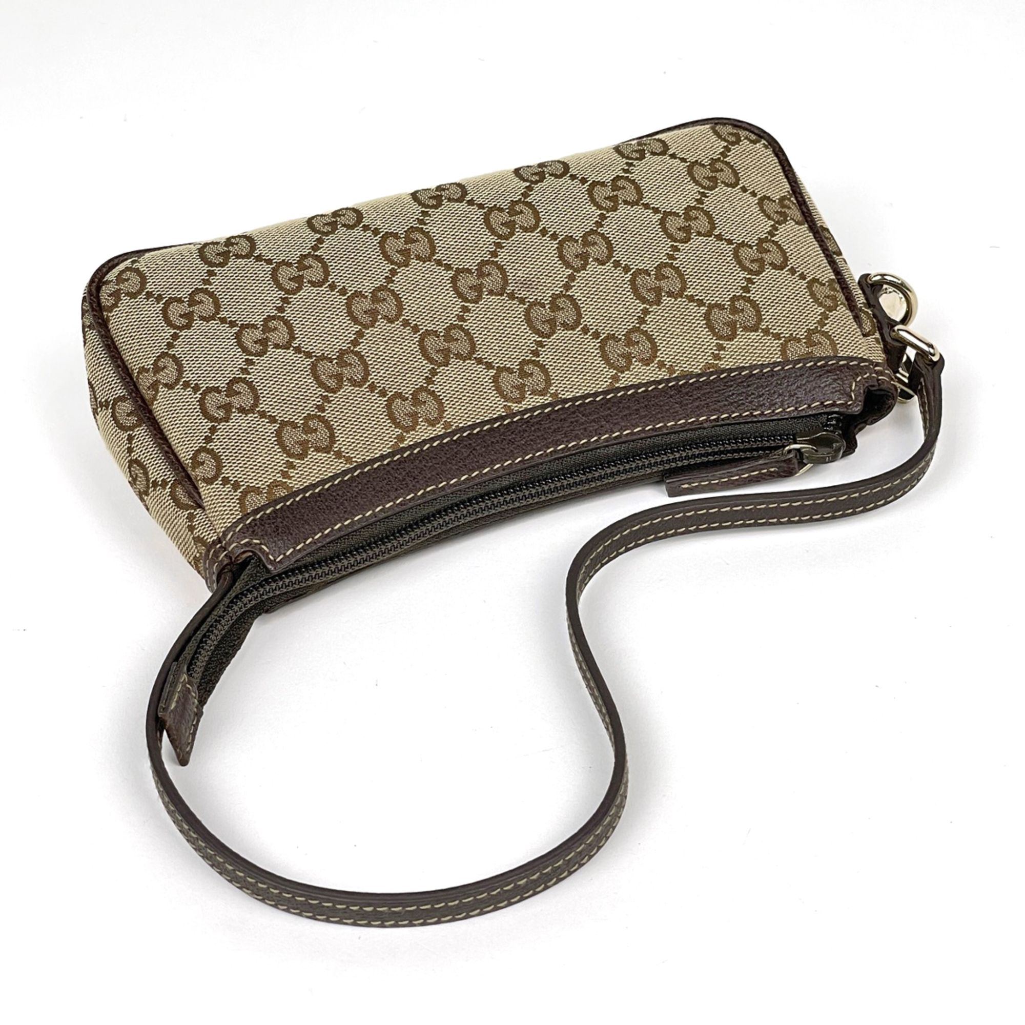 Gg Canvas Gg Canvas Leather Handbag (Pre-Owned) - Gucci - Modalova