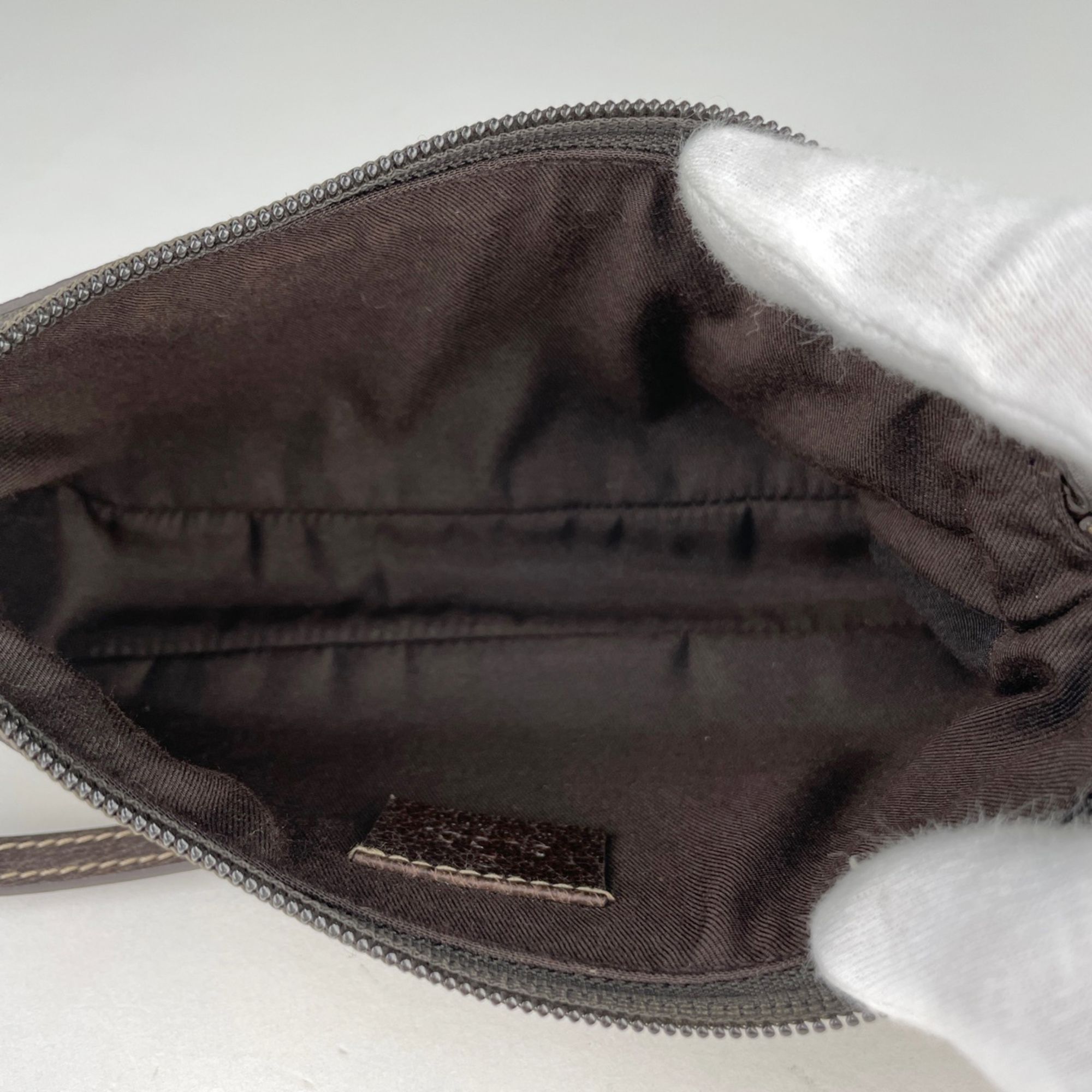 Gg Canvas Gg Canvas Leather Handbag (Pre-Owned) - Gucci - Modalova