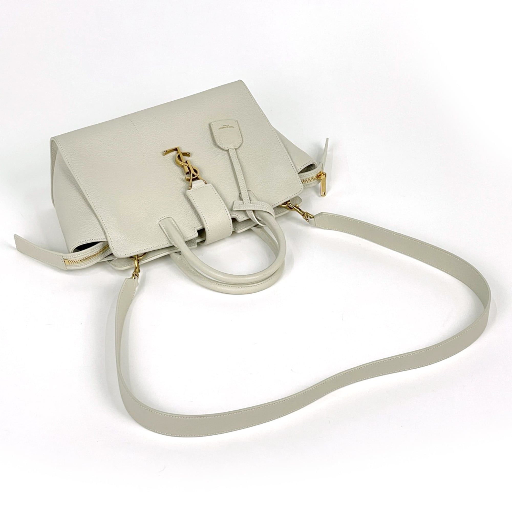 Leather Handbag (Pre-Owned) - Saint Laurent - Modalova