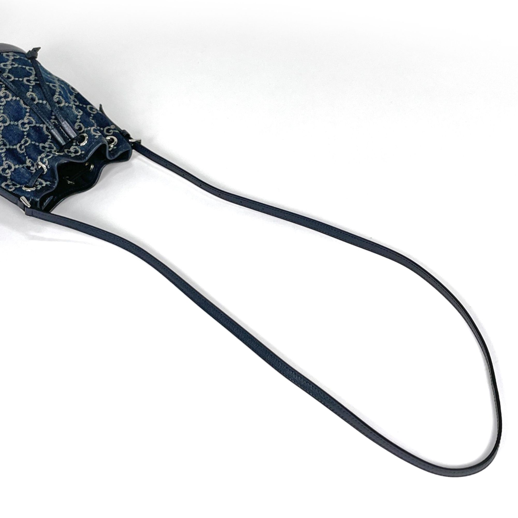 Denim Leather Shoulder Bag (Pre-Owned) - Gucci - Modalova