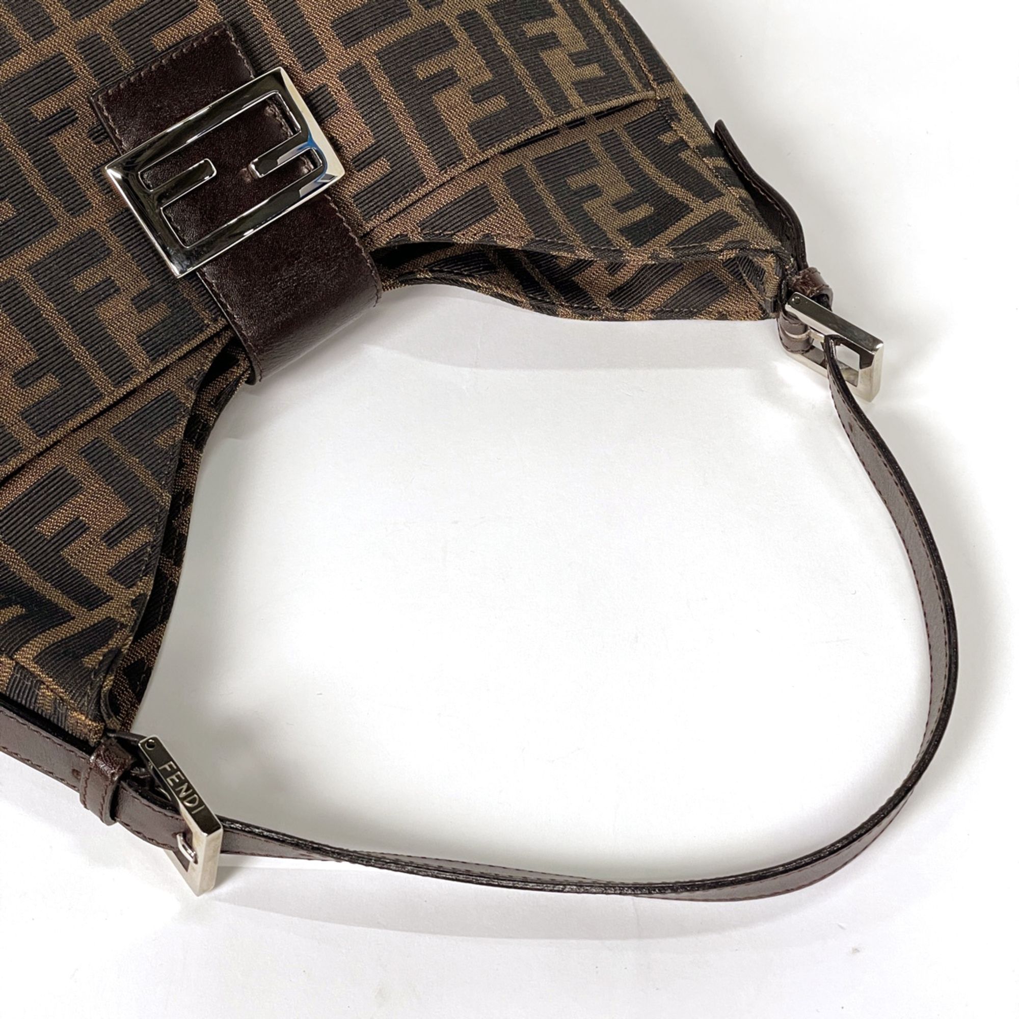 Canvas Leather Shoulder Bag (Pre-Owned) - Fendi - Modalova