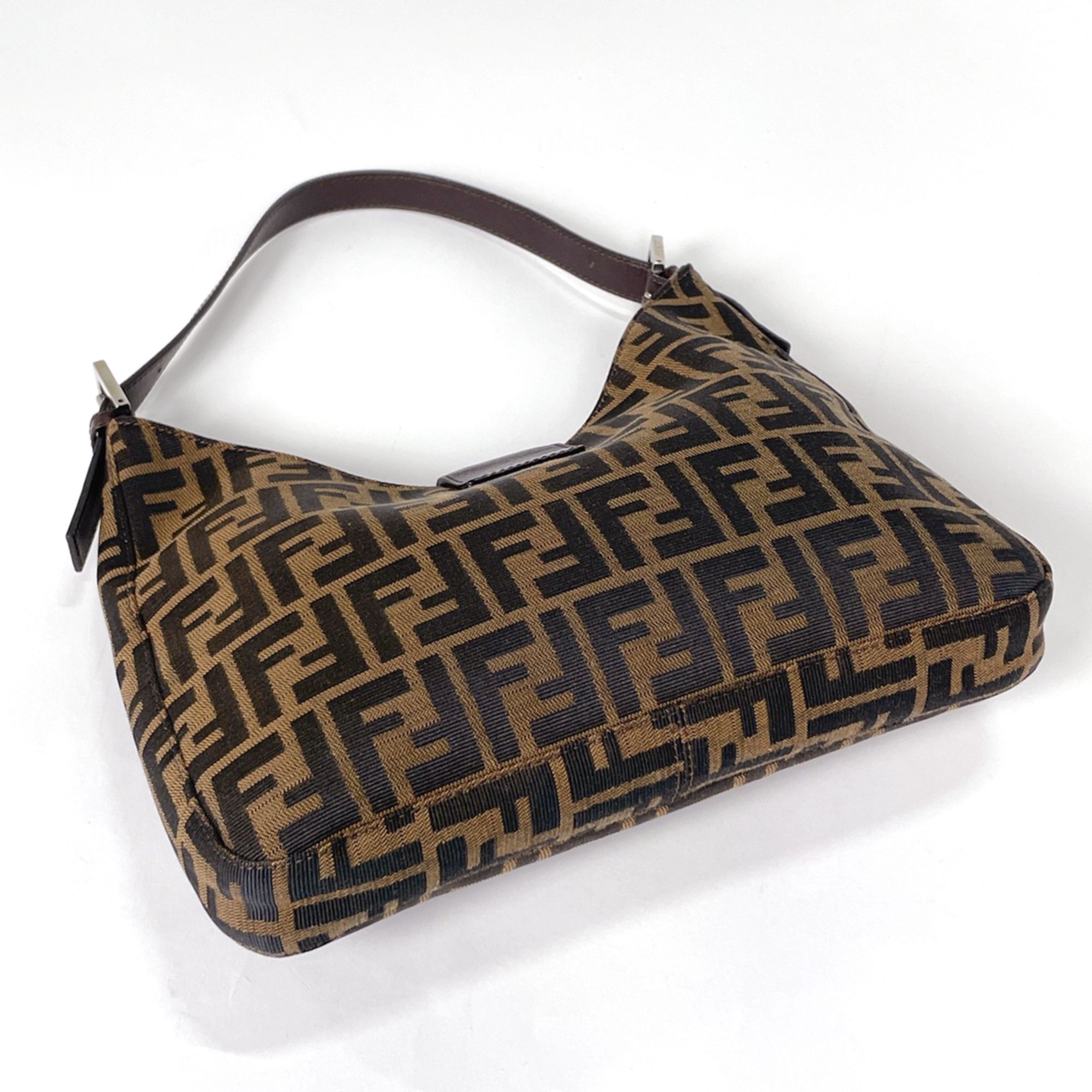 Canvas Leather Shoulder Bag (Pre-Owned) - Fendi - Modalova