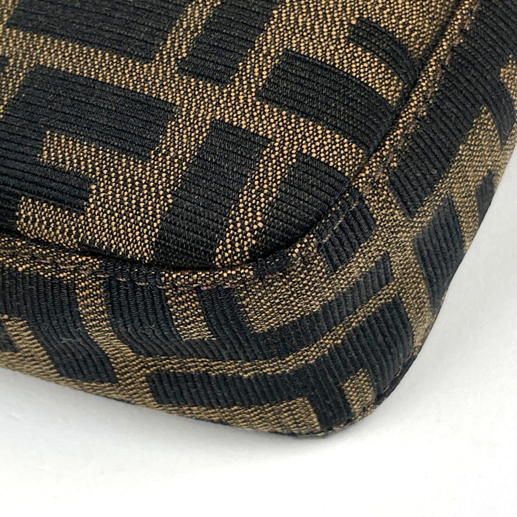 Canvas Leather Shoulder Bag (Pre-Owned) - Fendi - Modalova