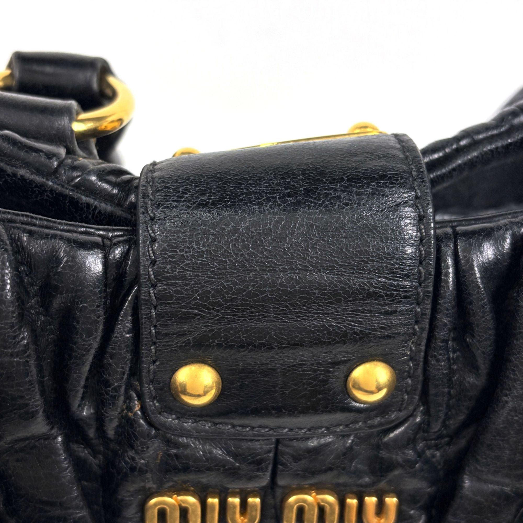 Matelasse Leather Handbag (Pre-Owned) - Miu Miu - Modalova