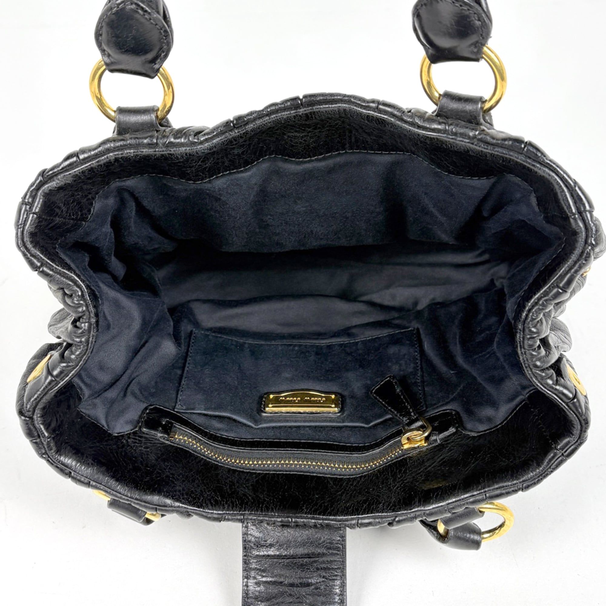 Matelasse Leather Handbag (Pre-Owned) - Miu Miu - Modalova