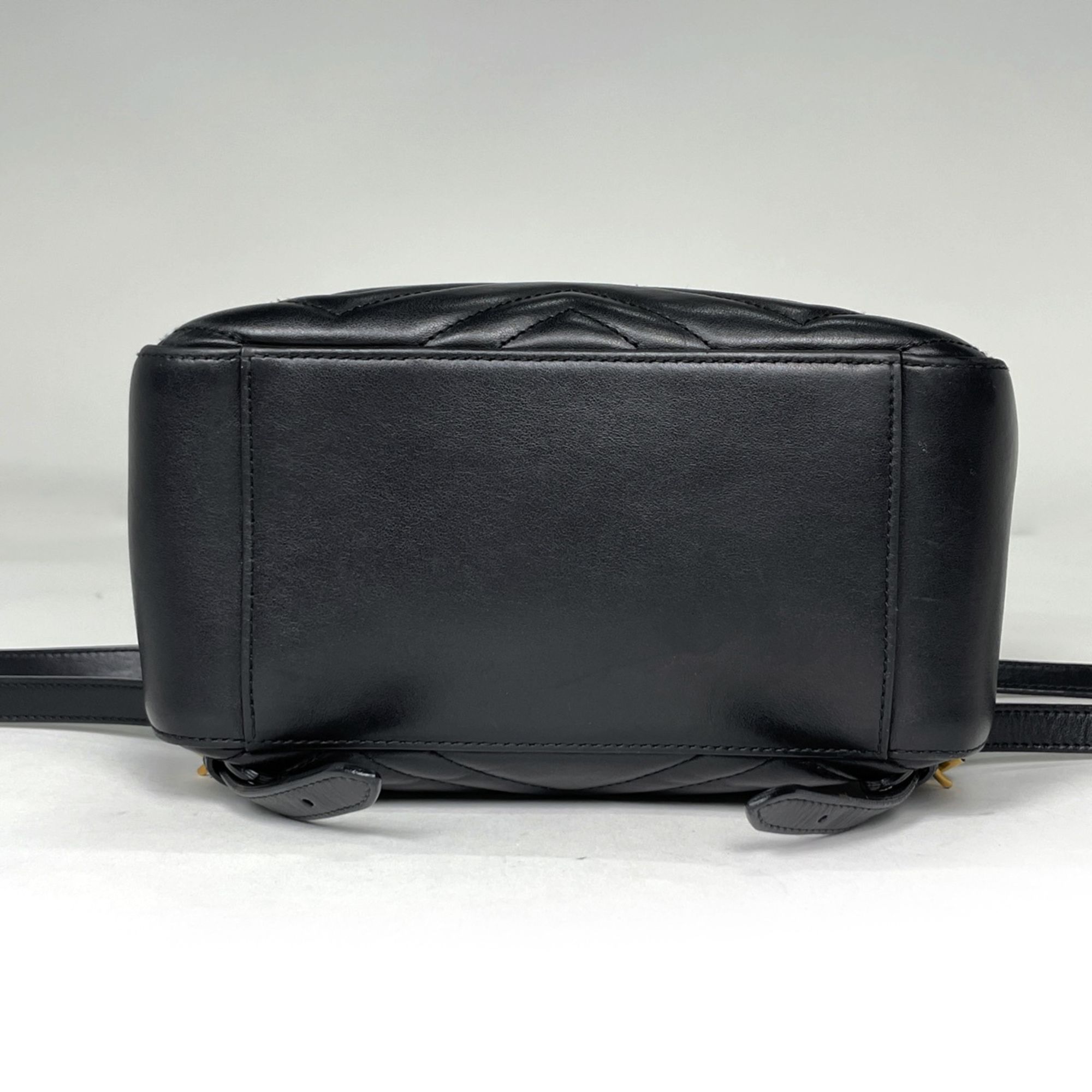 Gg Marmont Leather Backpack (Pre-Owned) - Gucci - Modalova