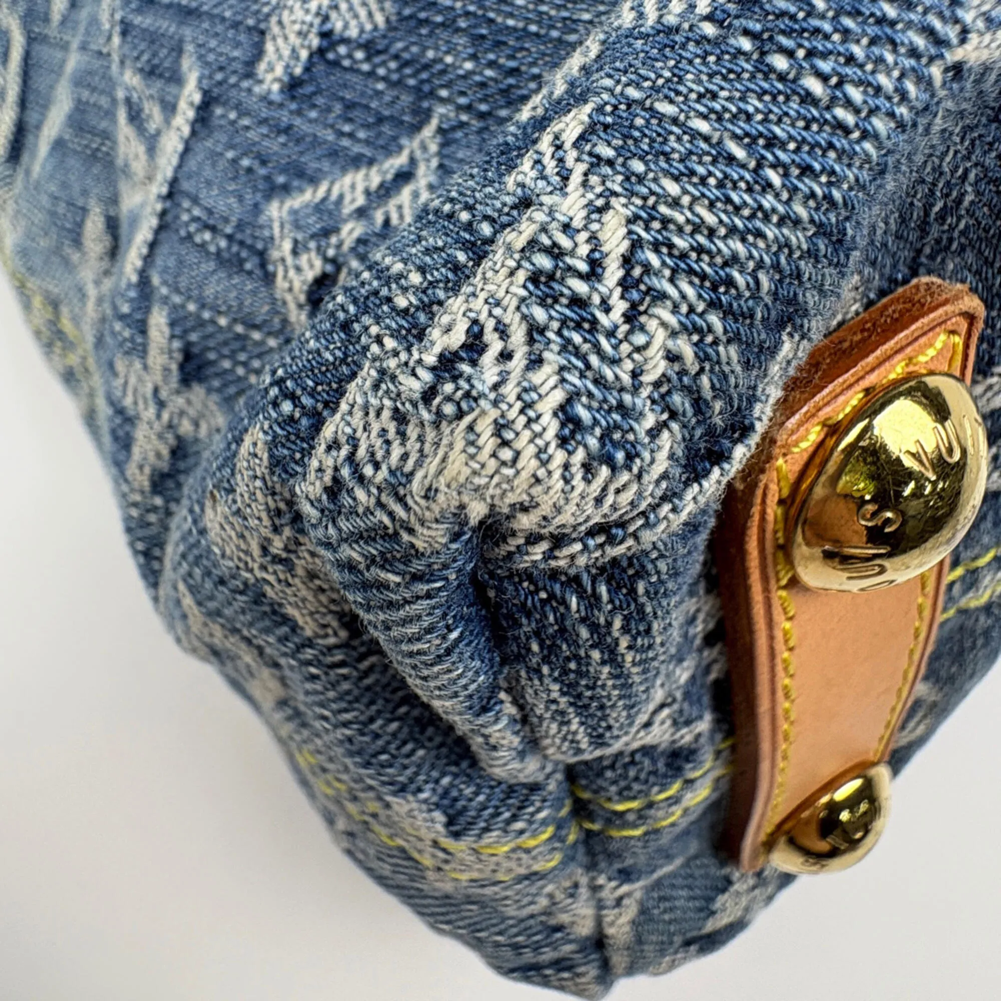 Monogram Denim Monogram Denim Shoulder Bag (Pre-Owned) - Louis Vuitton - Modalova