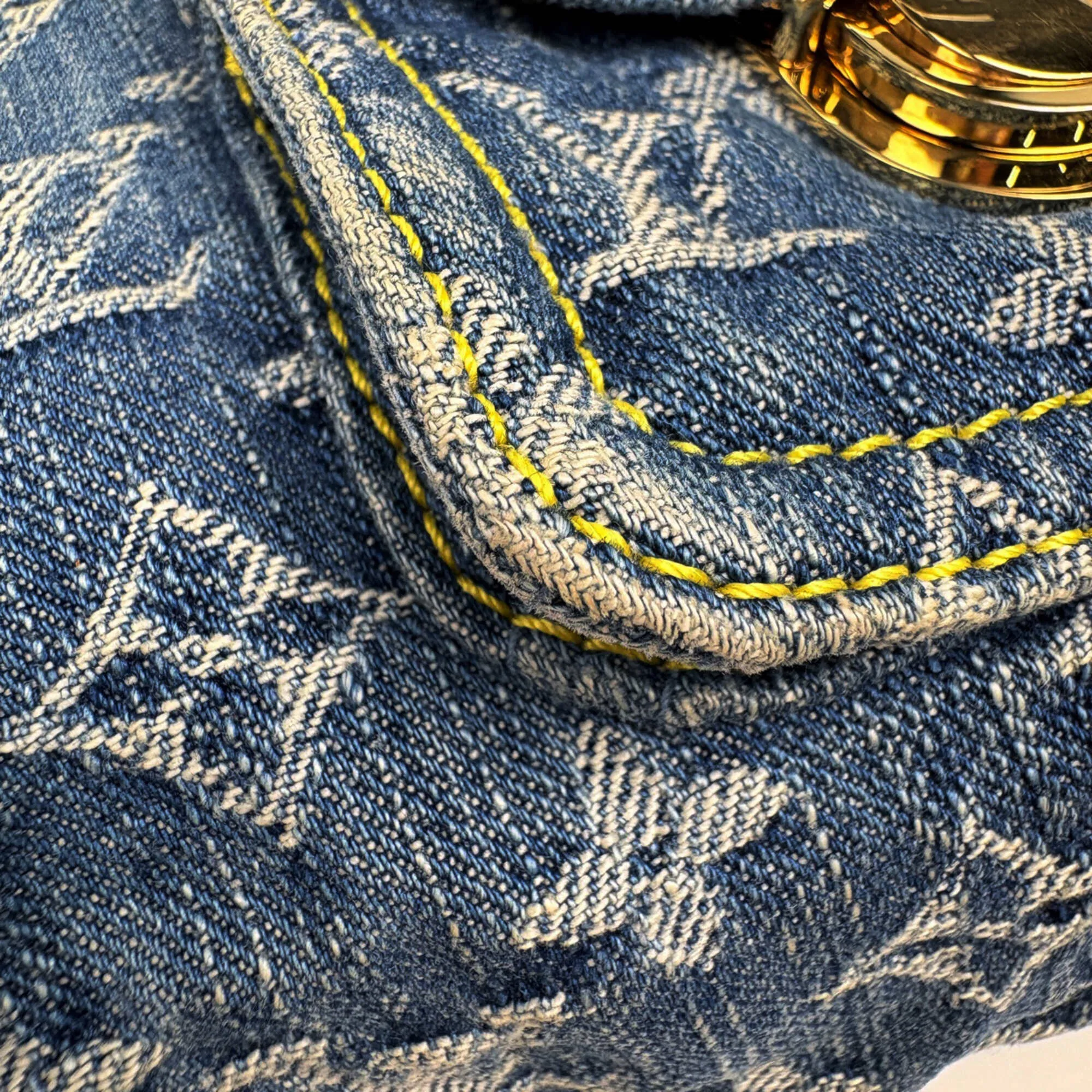 Monogram Denim Monogram Denim Shoulder Bag (Pre-Owned) - Louis Vuitton - Modalova