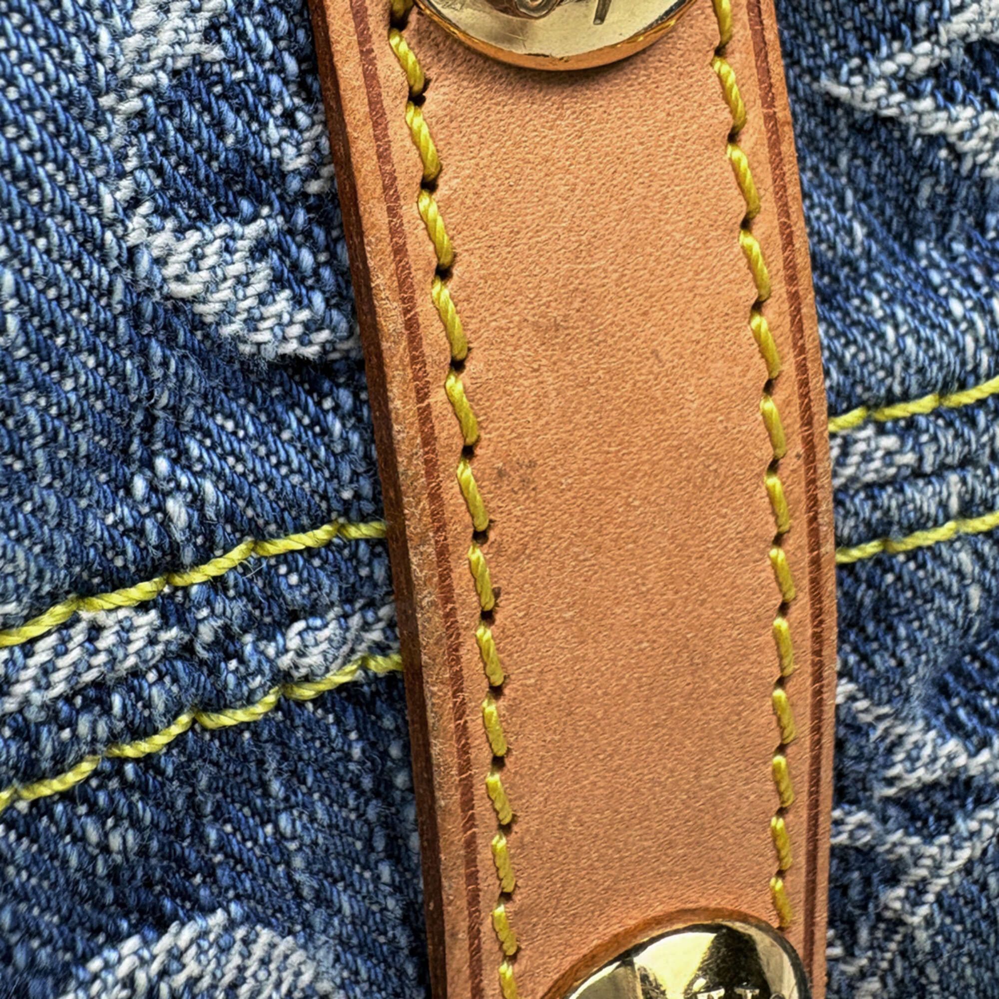 Monogram Denim Monogram Denim Shoulder Bag (Pre-Owned) - Louis Vuitton - Modalova