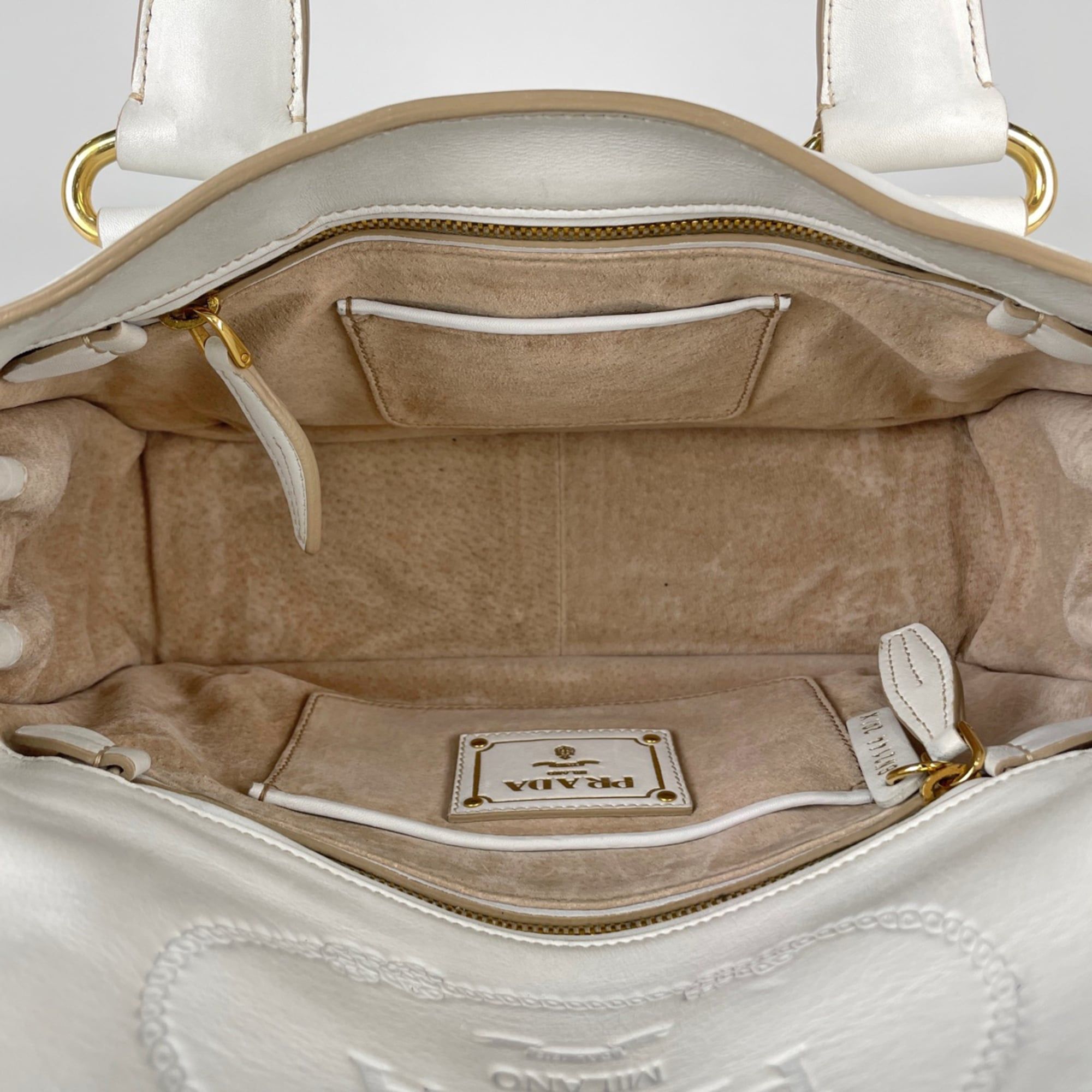 Leather Handbag (Pre-Owned) - Prada - Modalova