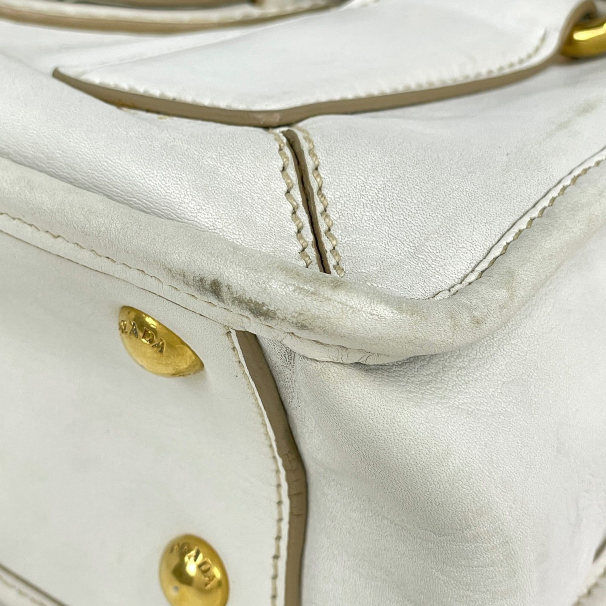 Leather Handbag (Pre-Owned) - Prada - Modalova