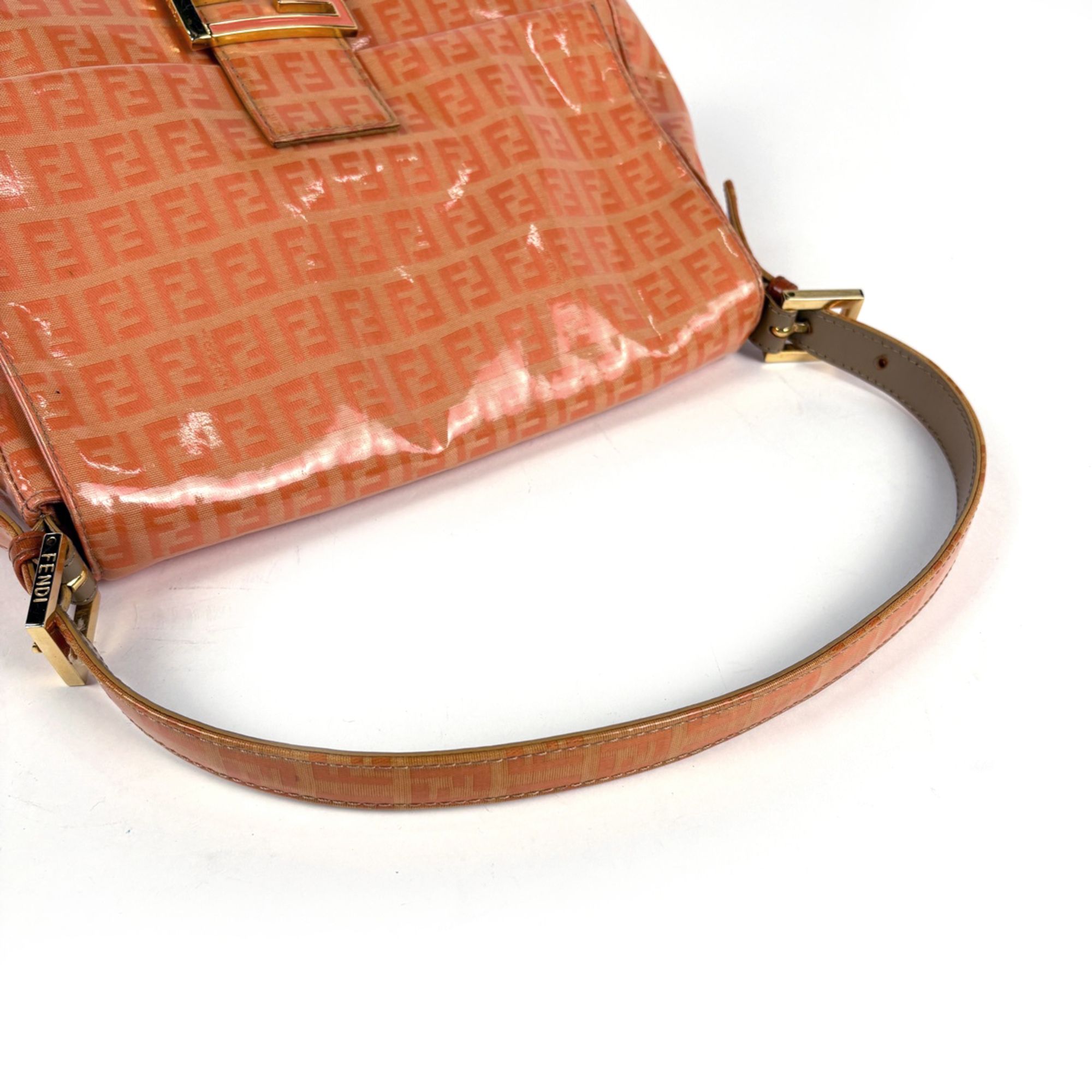 Coated Canvas Leather Shoulder Bag (Pre-Owned) - Fendi - Modalova