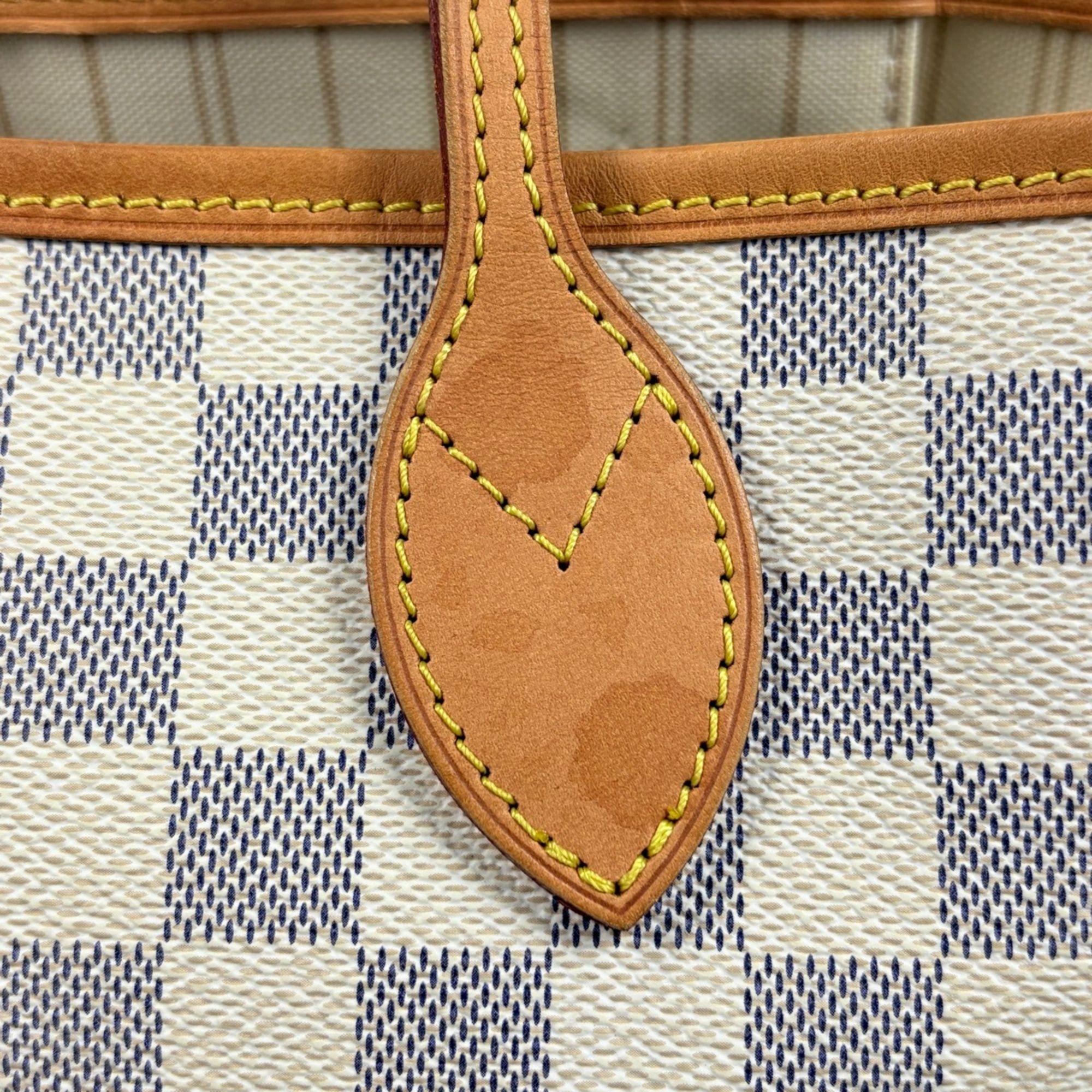 Damier Azur Handbag Tote Bag (Pre-Owned) - Louis Vuitton - Modalova