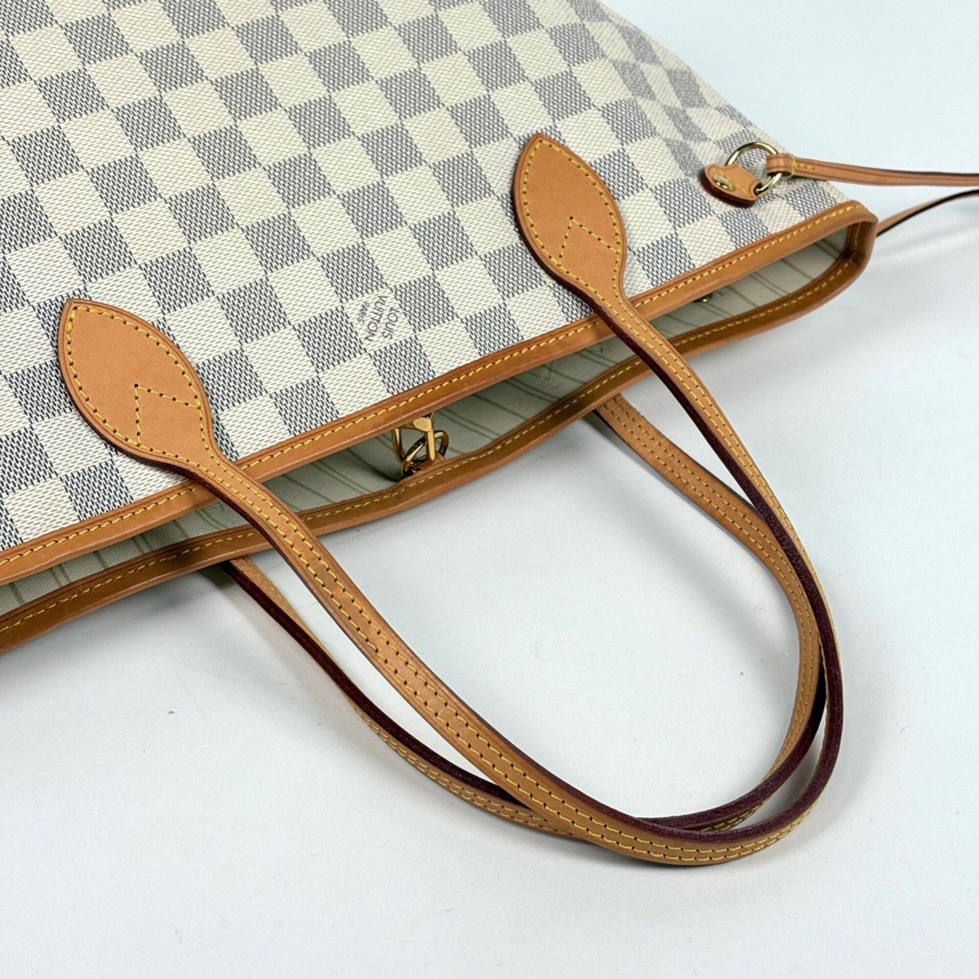 Damier Azur Handbag Tote Bag (Pre-Owned) - Louis Vuitton - Modalova