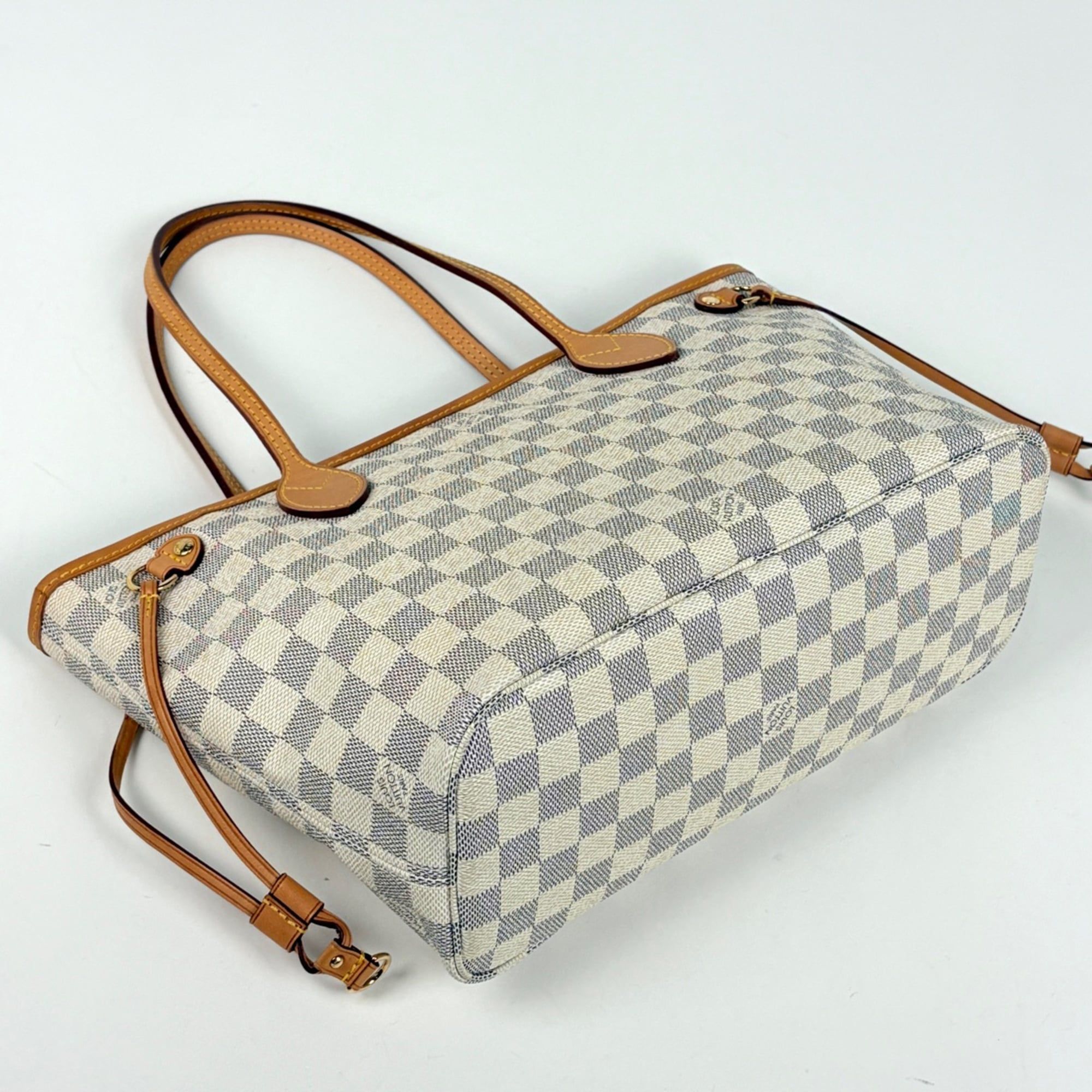 Damier Azur Handbag Tote Bag (Pre-Owned) - Louis Vuitton - Modalova