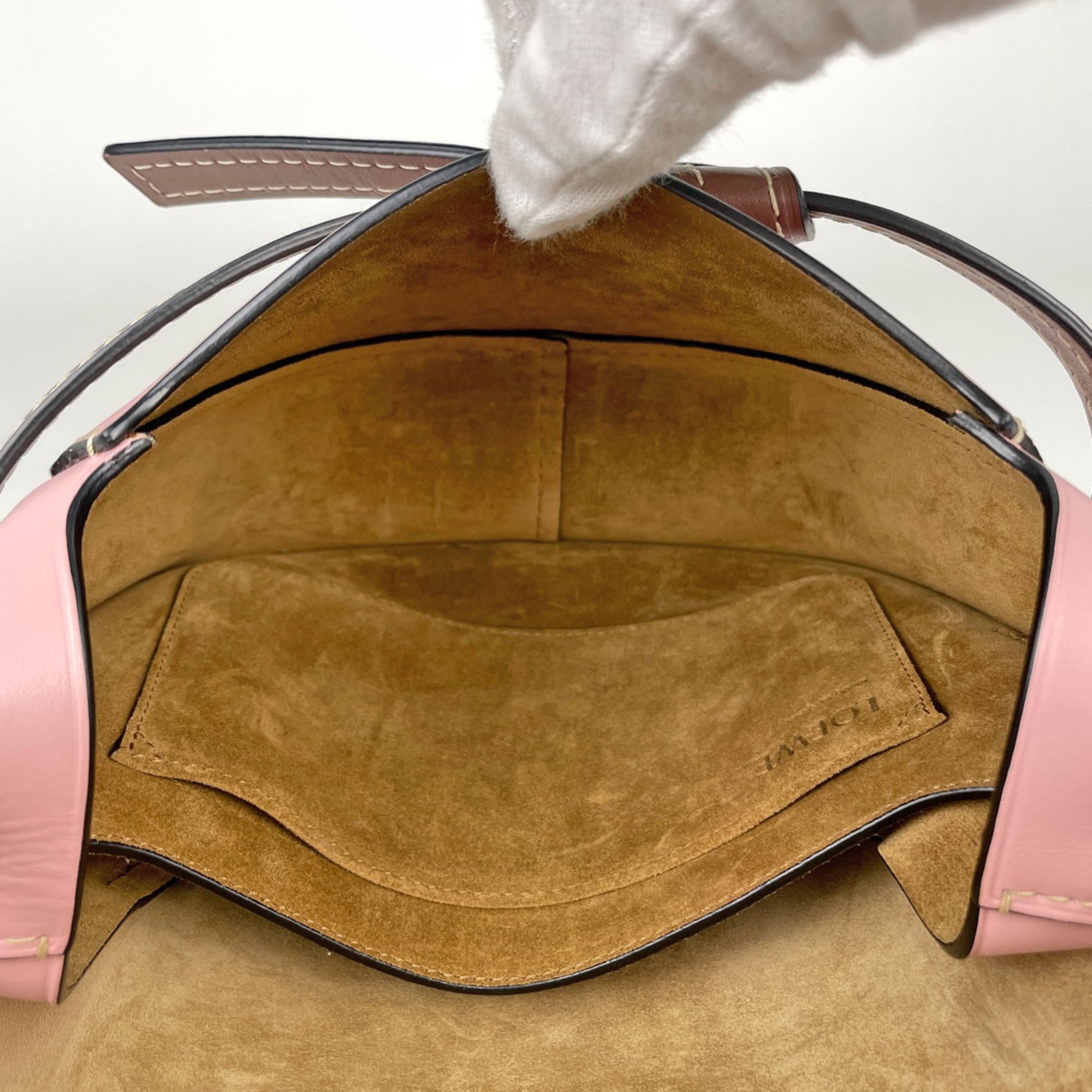Leather Shoulder Bag (Pre-Owned) - Loewe - Modalova