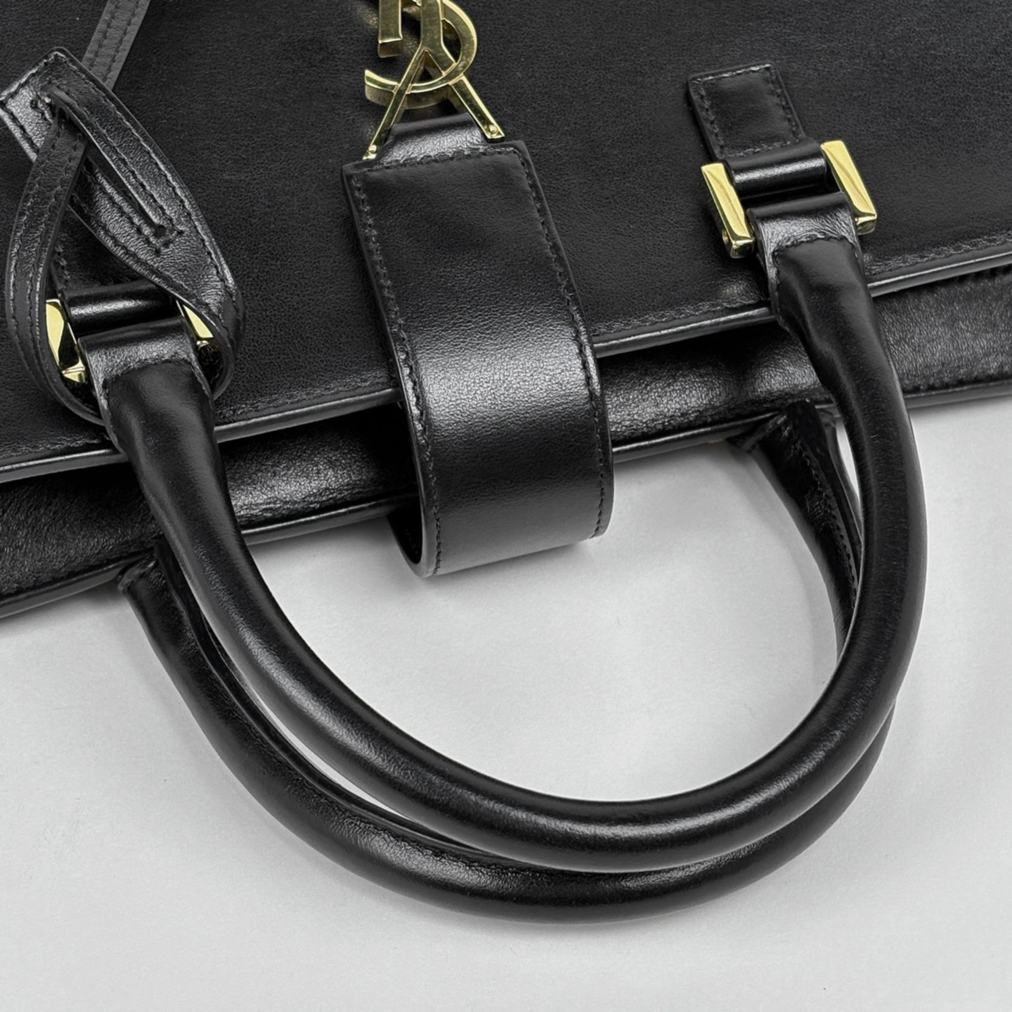 Leather Handbag (Pre-Owned) - Saint Laurent - Modalova