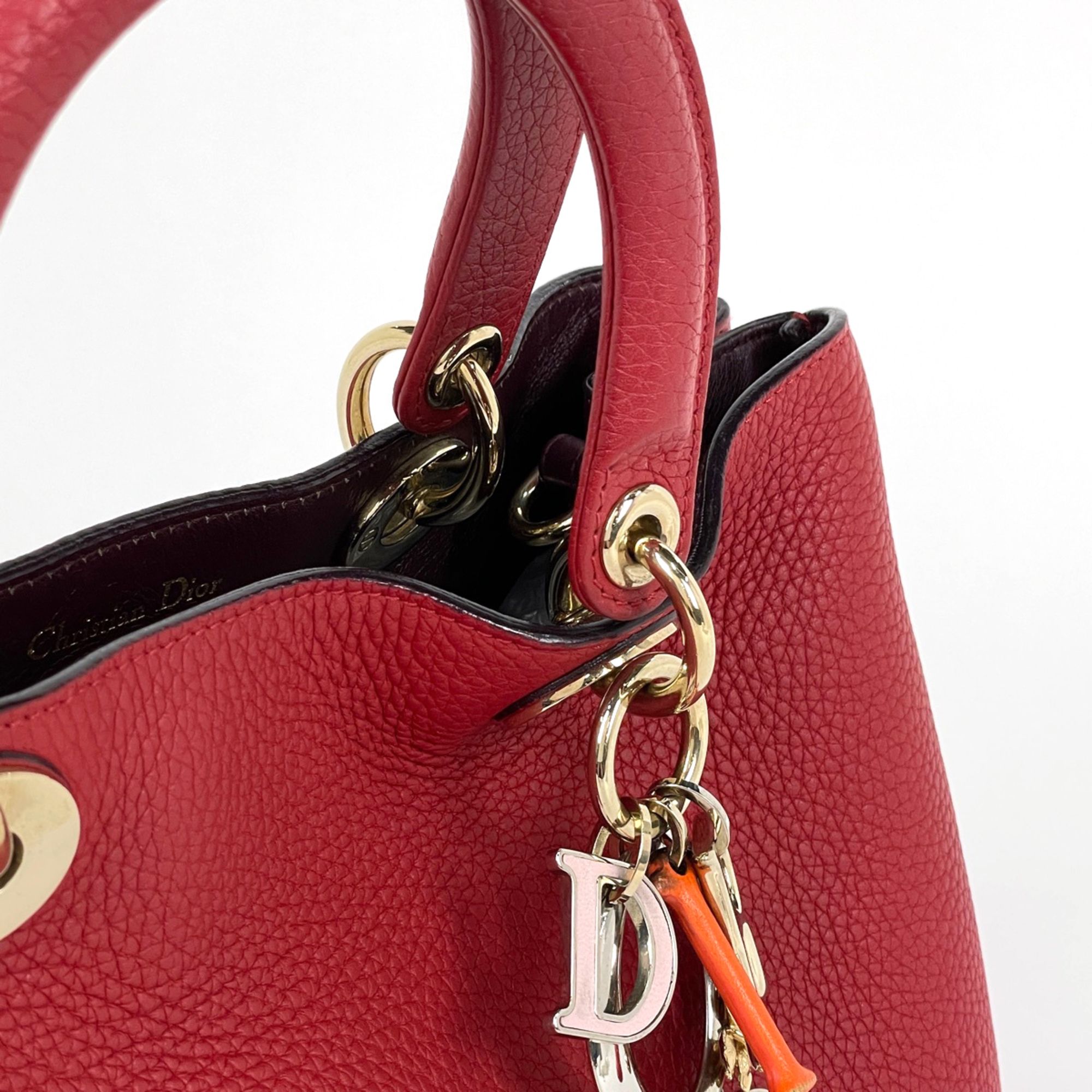 Leather Handbag (Pre-Owned) - Christian Dior - Modalova