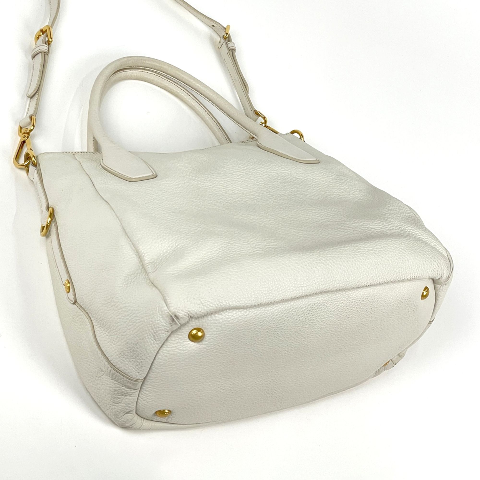 Leather Handbag (Pre-Owned) - Prada - Modalova