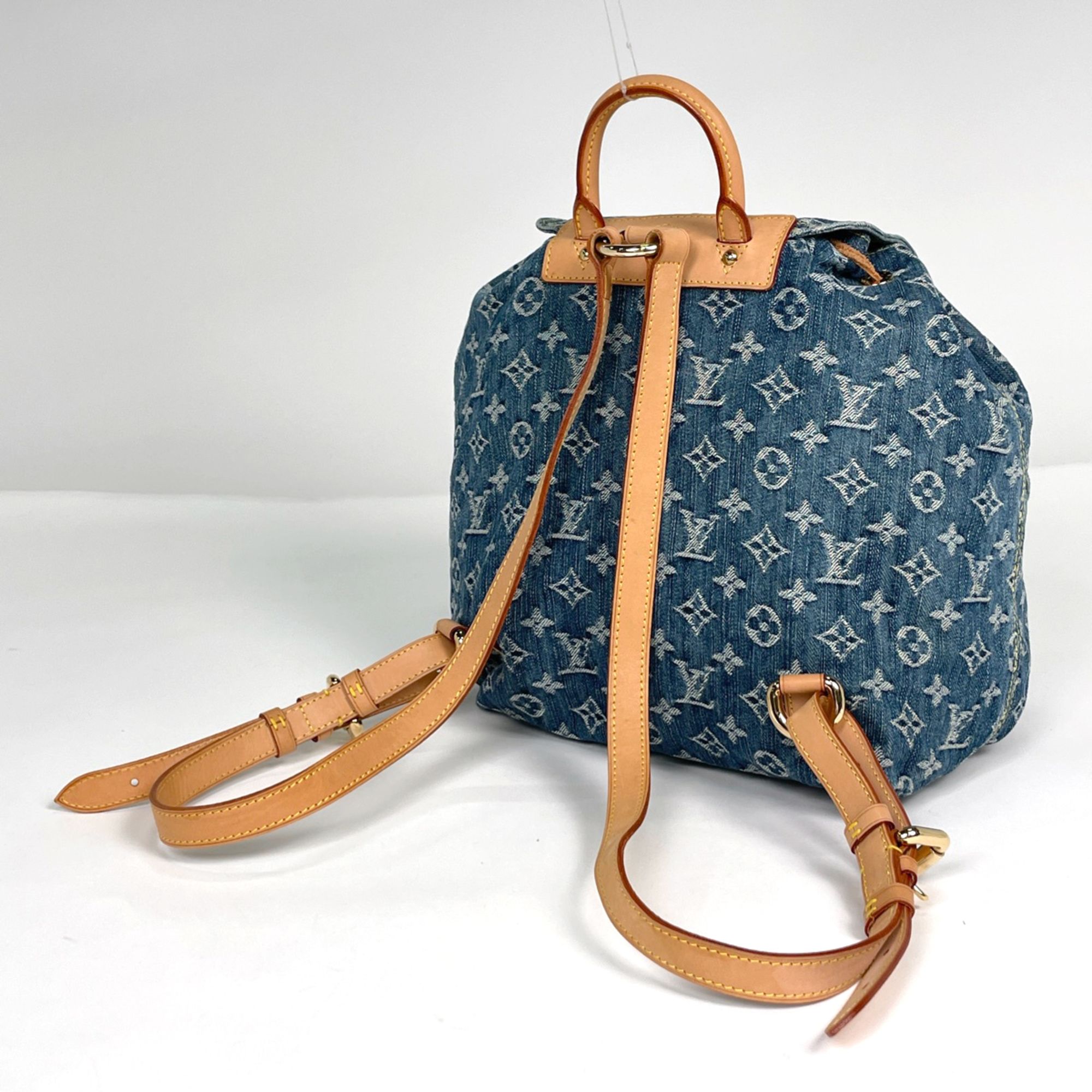 Monogram Denim Backpack (Pre-Owned) - Louis Vuitton - Modalova
