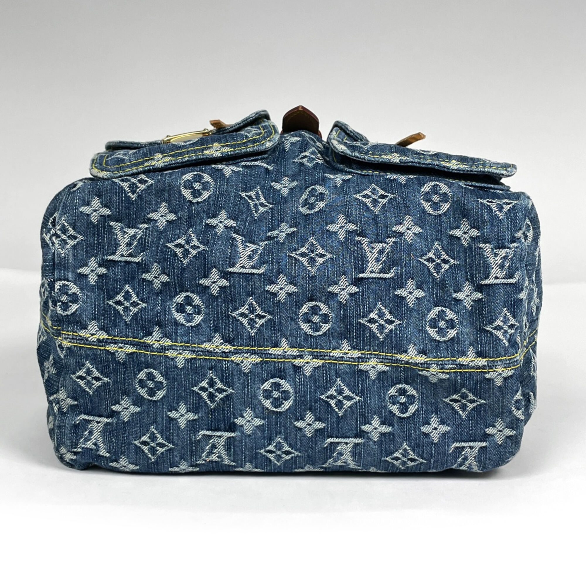 Monogram Denim Backpack (Pre-Owned) - Louis Vuitton - Modalova