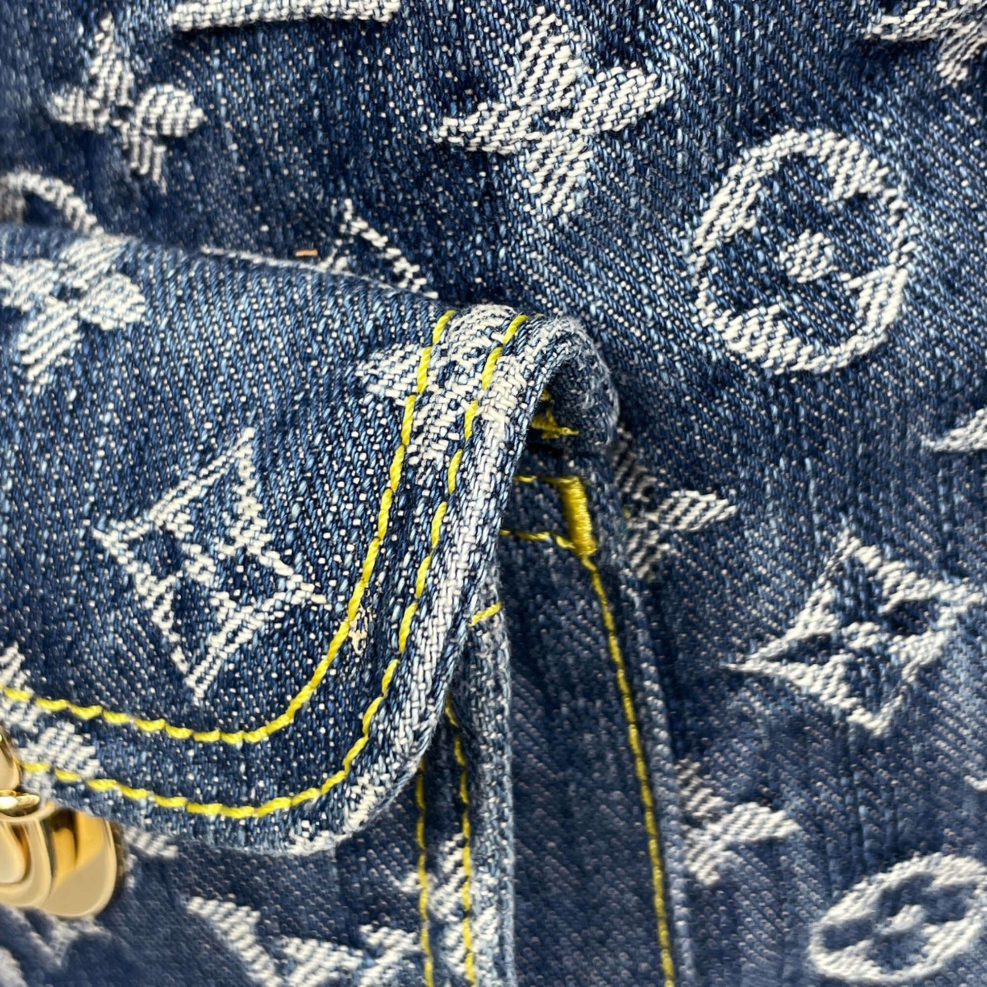 Monogram Denim Backpack (Pre-Owned) - Louis Vuitton - Modalova