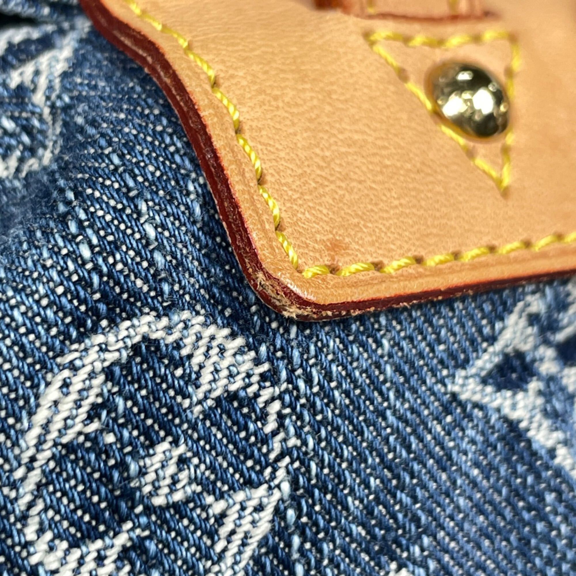 Monogram Denim Backpack (Pre-Owned) - Louis Vuitton - Modalova