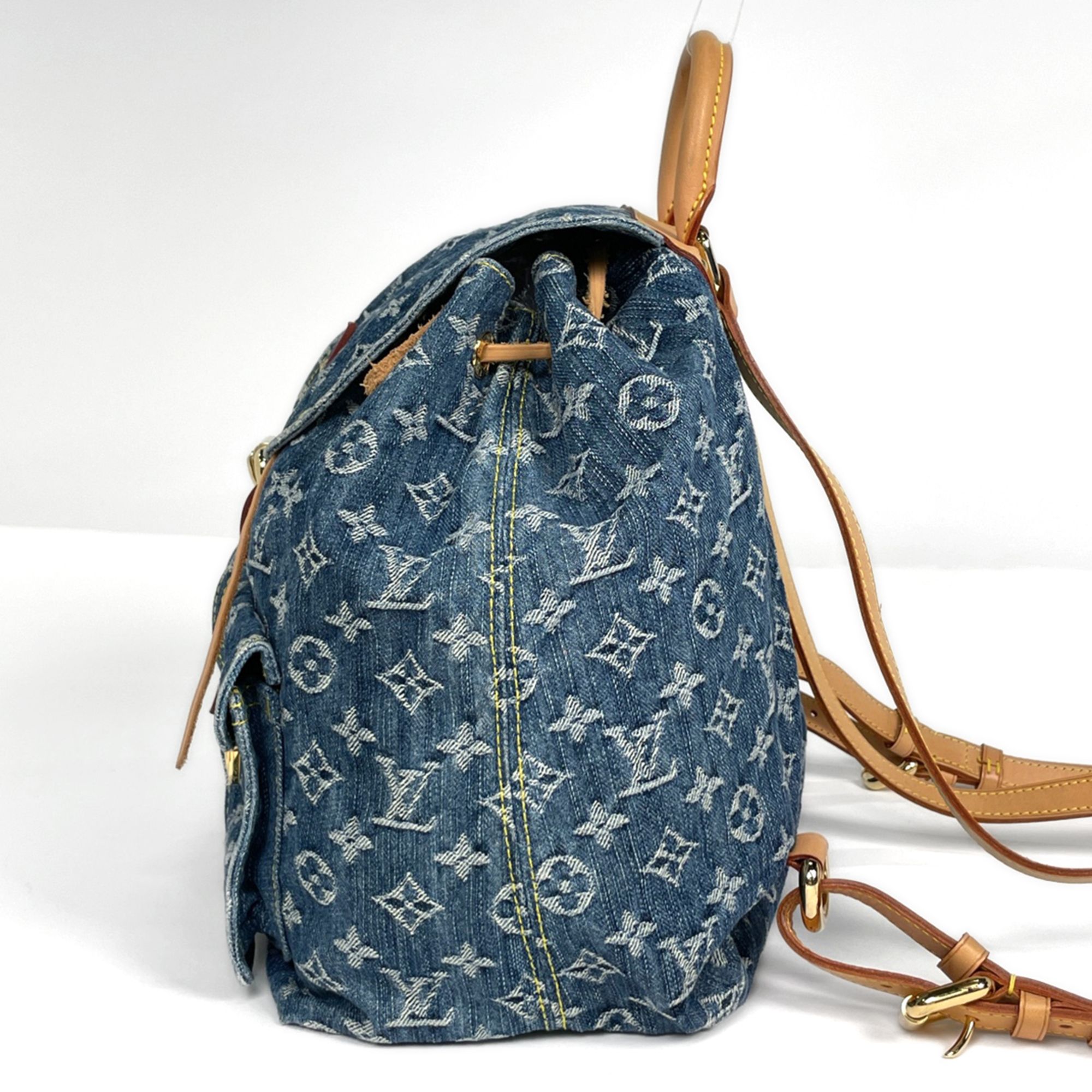 Monogram Denim Backpack (Pre-Owned) - Louis Vuitton - Modalova