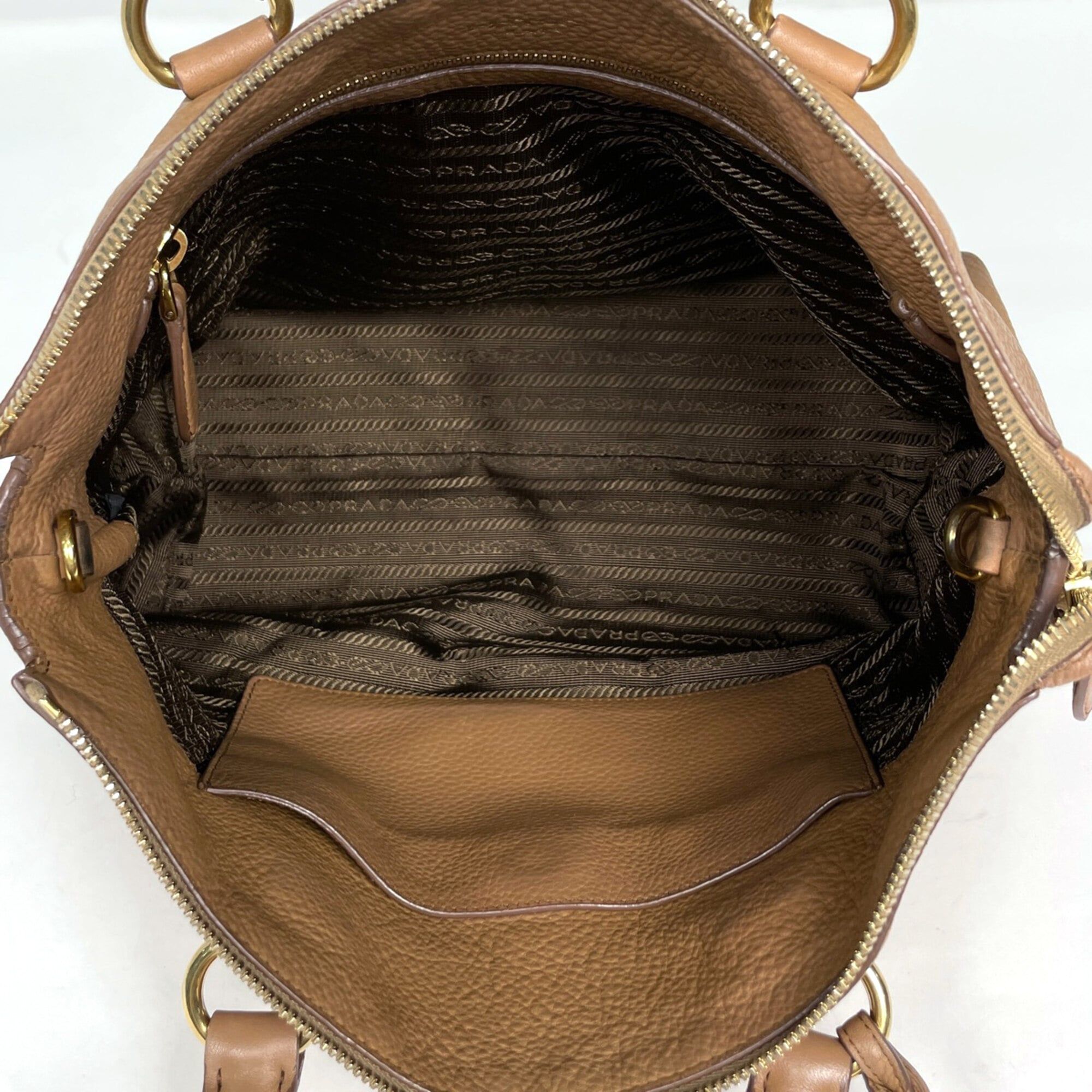 Leather Handbag (Pre-Owned) - Prada - Modalova