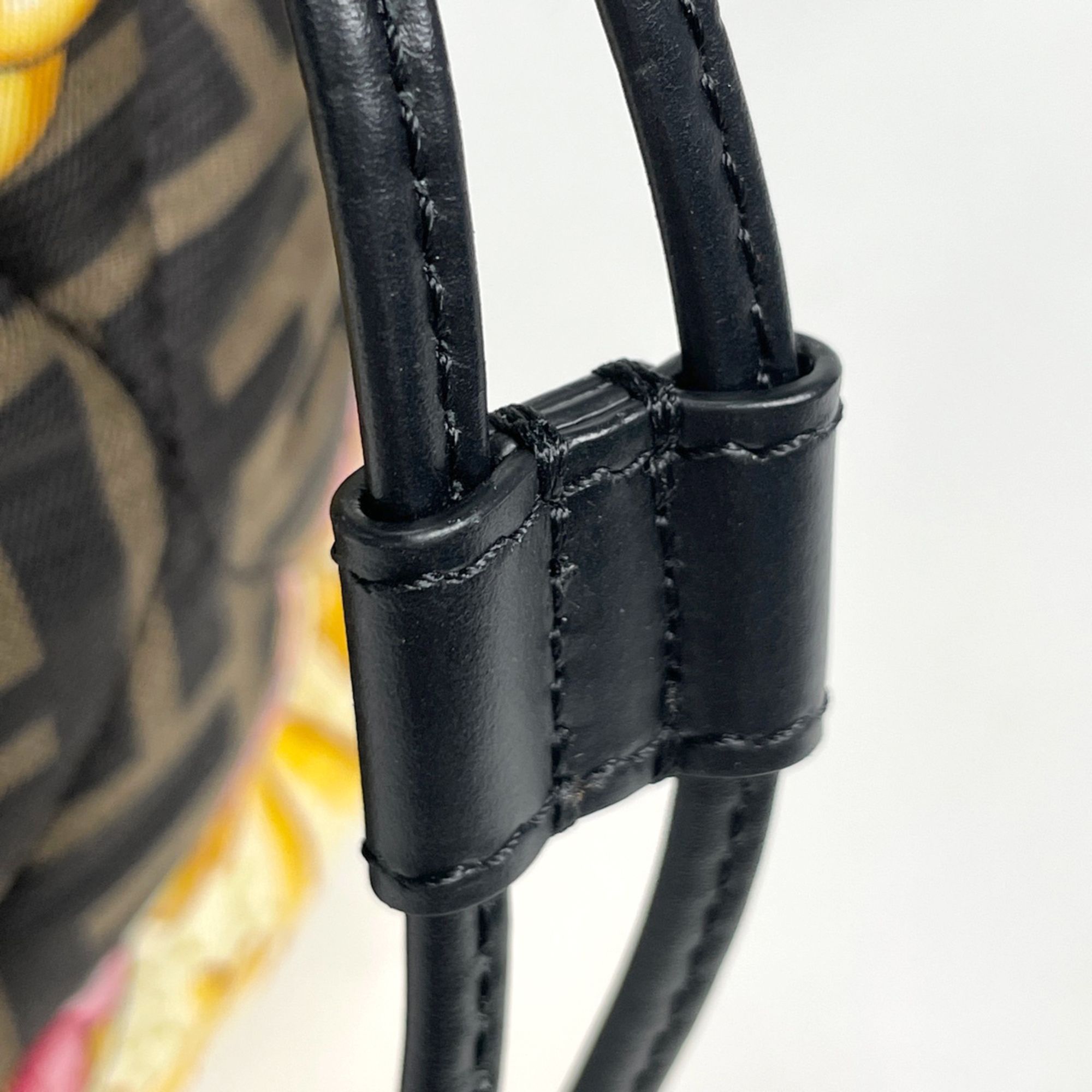 Fabric Leather Handbag (Pre-Owned) - Fendi - Modalova
