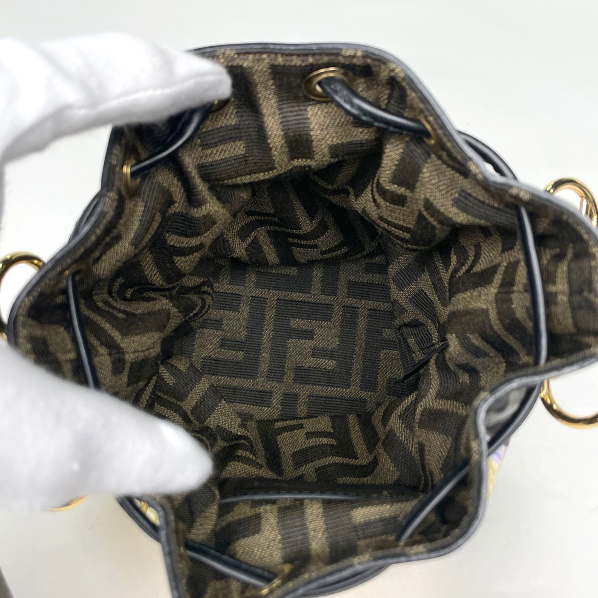 Fabric Leather Handbag (Pre-Owned) - Fendi - Modalova